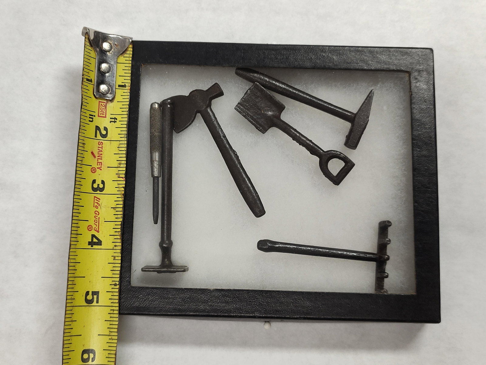 Collection of Six Miniature Cast Metal Tools (1 of 3)