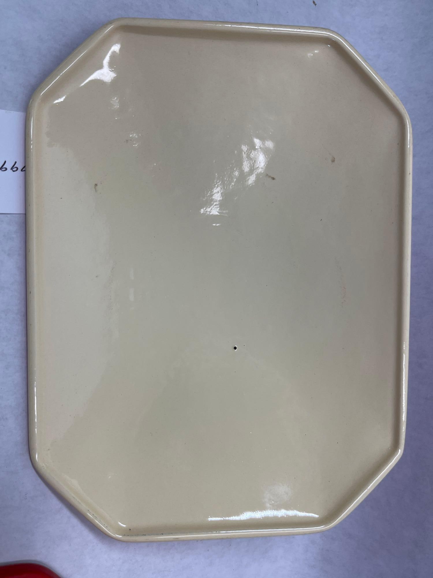 COPCO Red Rectangular Enamel Casserole Dish w/ Lid - 4