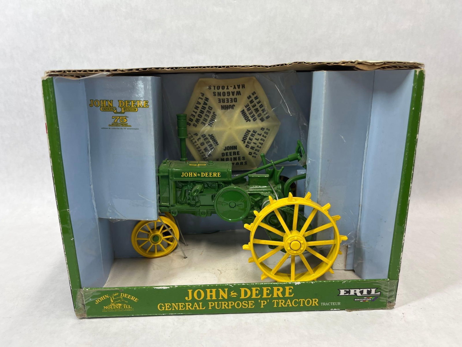 ERTL John Deere 1:16 'P' Tractor 75th Anniversary (1 of 5)