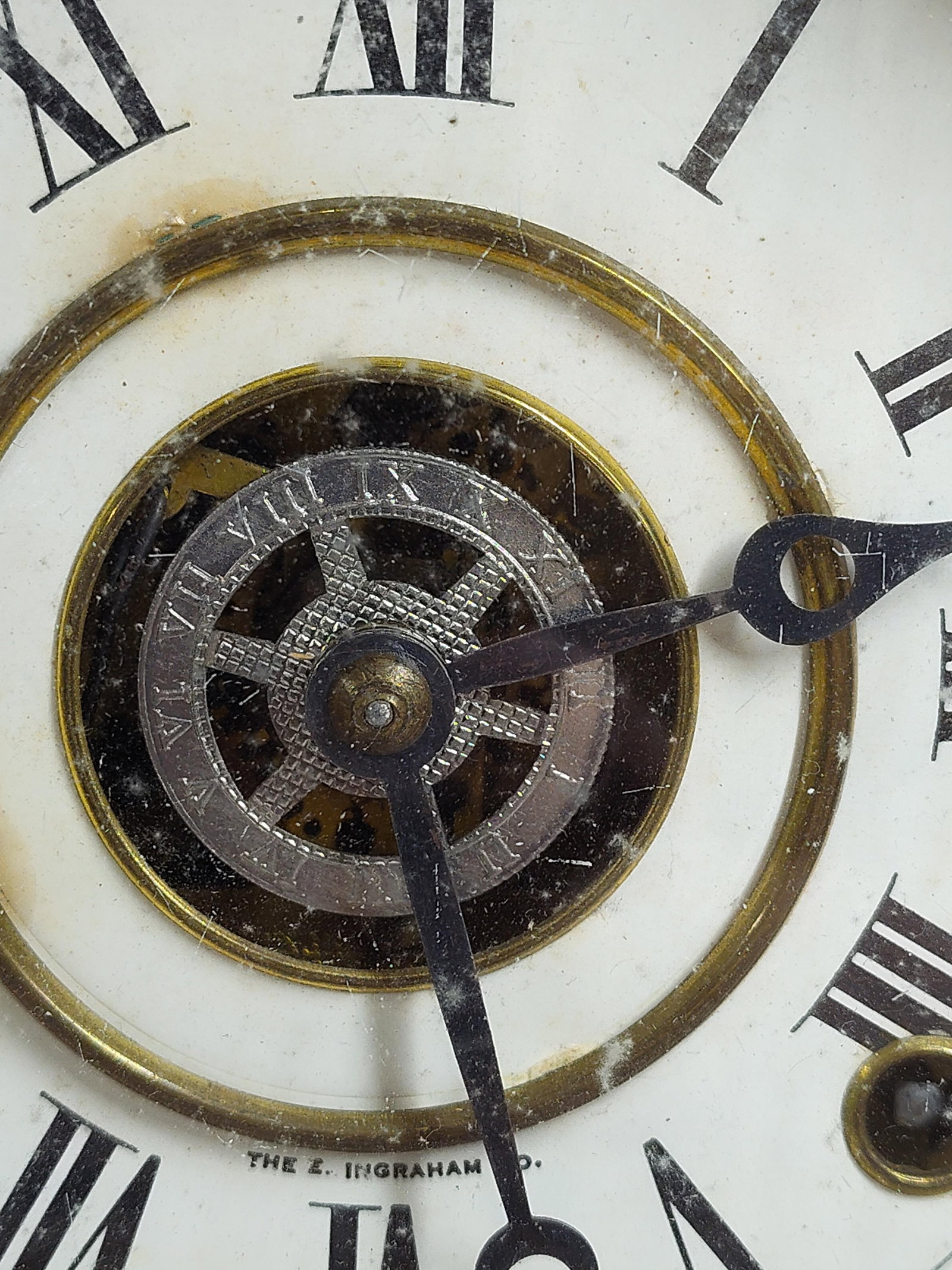 Late 19th C. E. Ingraham Gingerbread Mantel Clock - 2