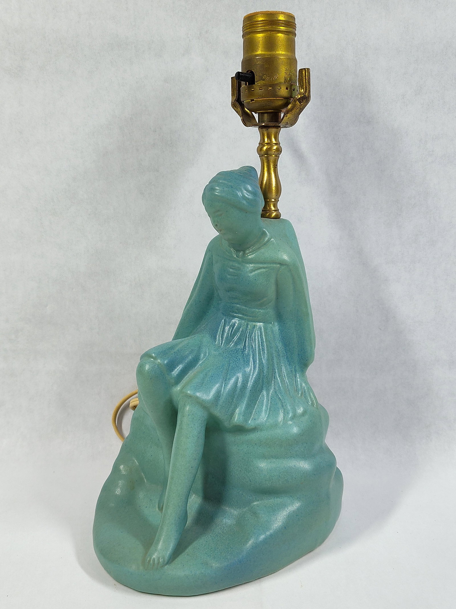 Van Briggle Nellie Walker Daydreamer Lamp Base (1 of 5)