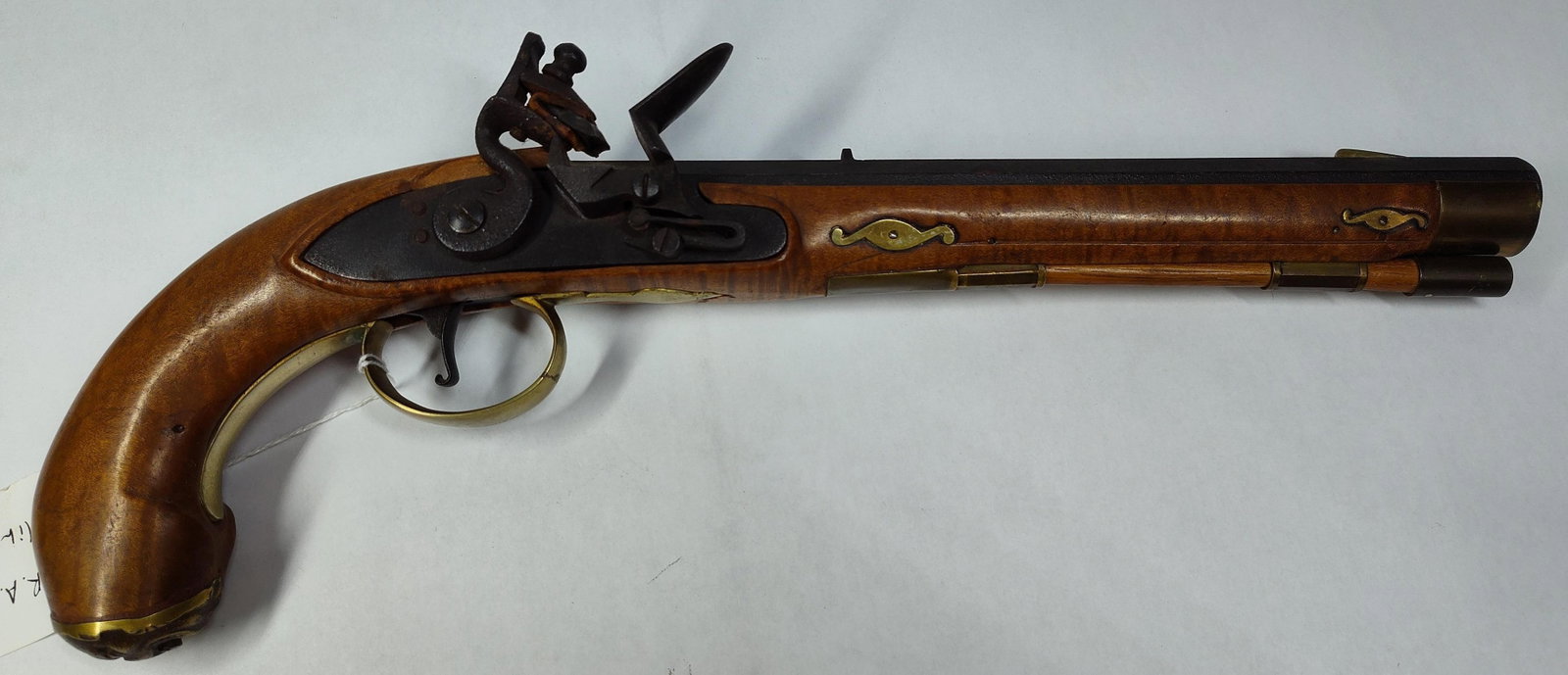 Pray Custom Flintlock Pistol with Octagonal Barrel - 5