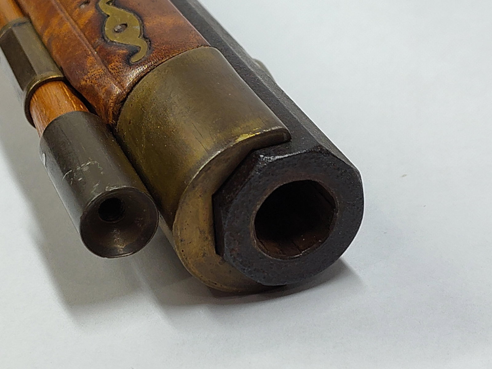 Pray Custom Flintlock Pistol with Octagonal Barrel - 7