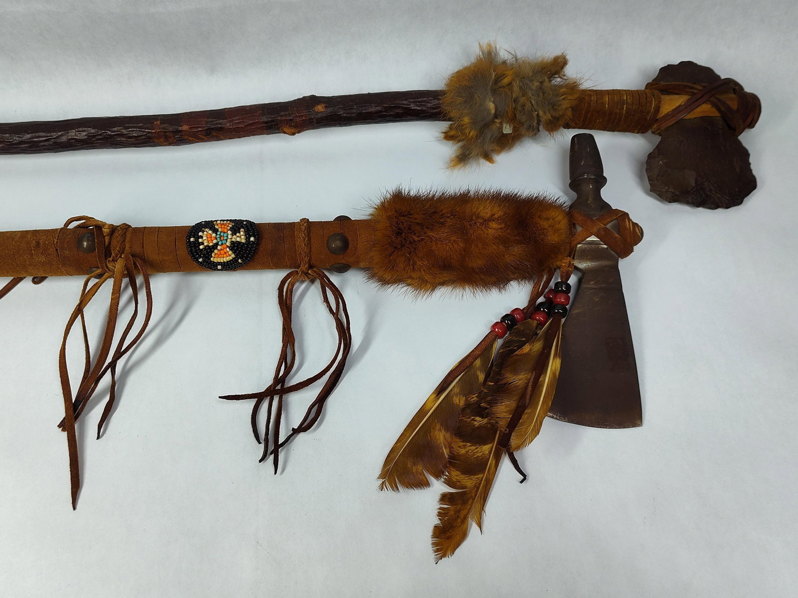 Pair Native American Style Tomahawks - 2