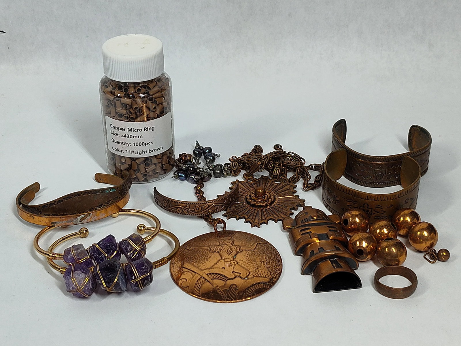 Copper & Copper-Toned Costume Jewelry & Findings (1 of 7)