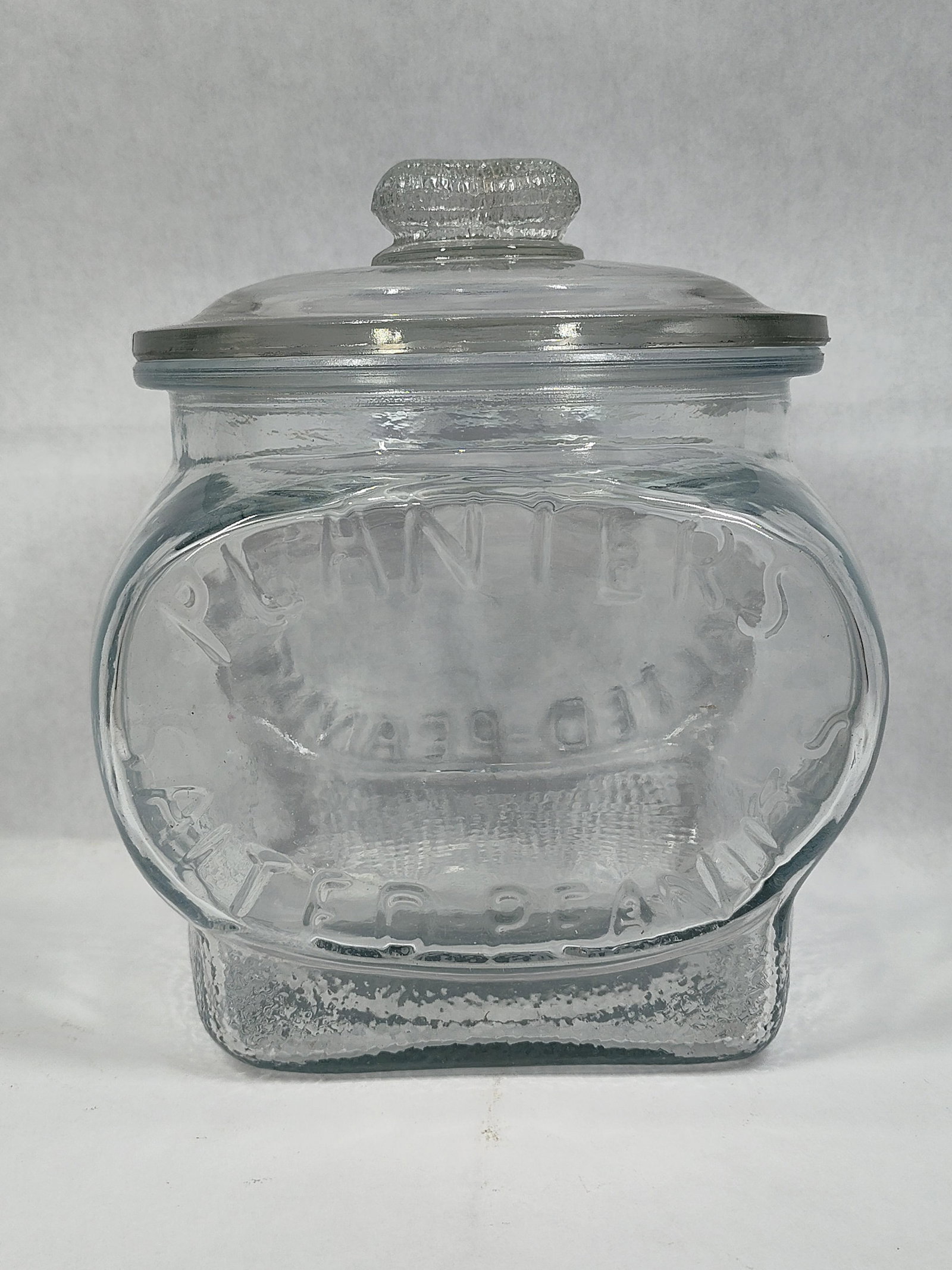 Planters Glass Football Jar w/ Peanut Finial (1 of 4)