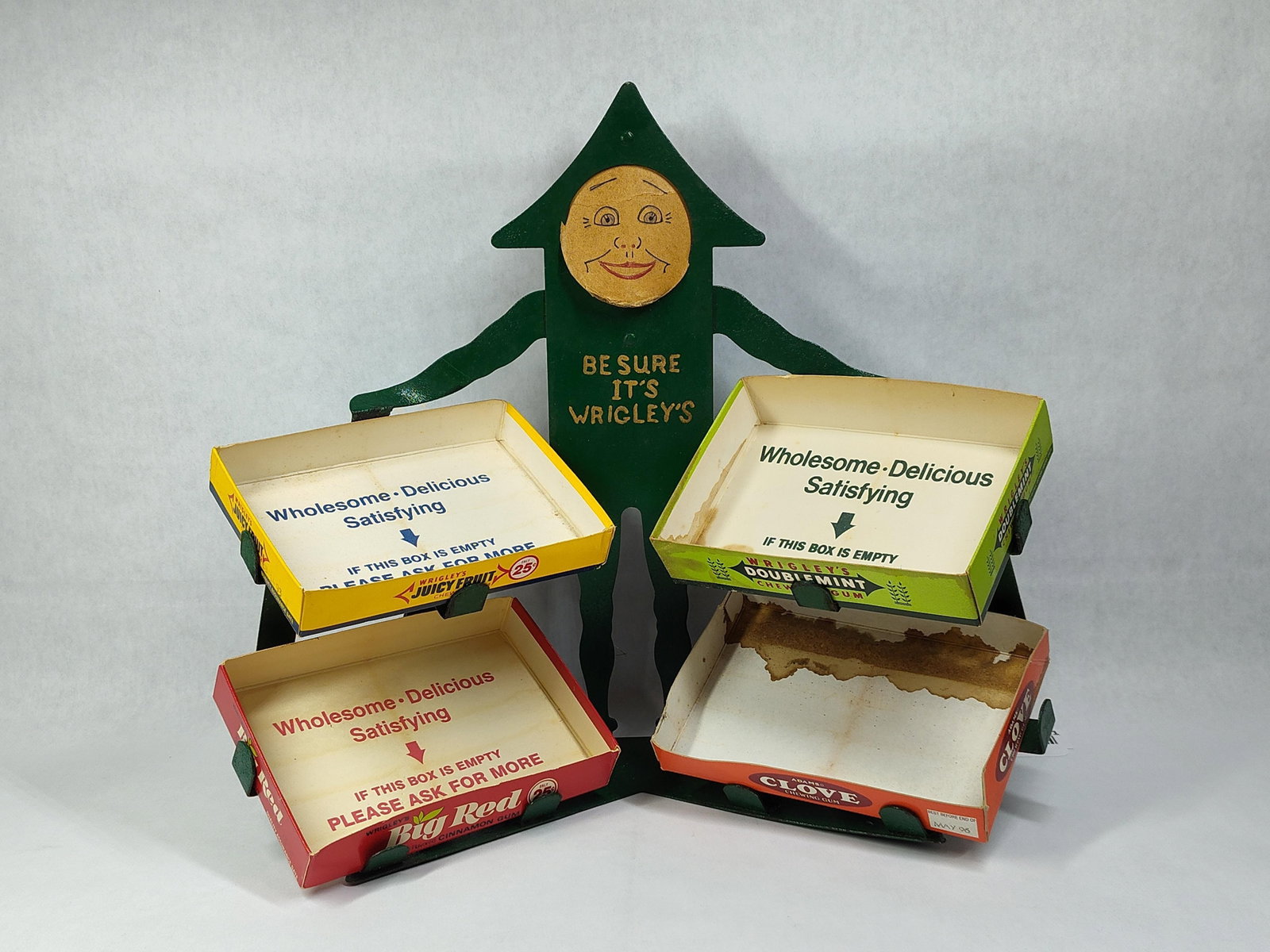 Wrigleys Chewing Gum Christmas Tree Man Gum Display (1 of 5)