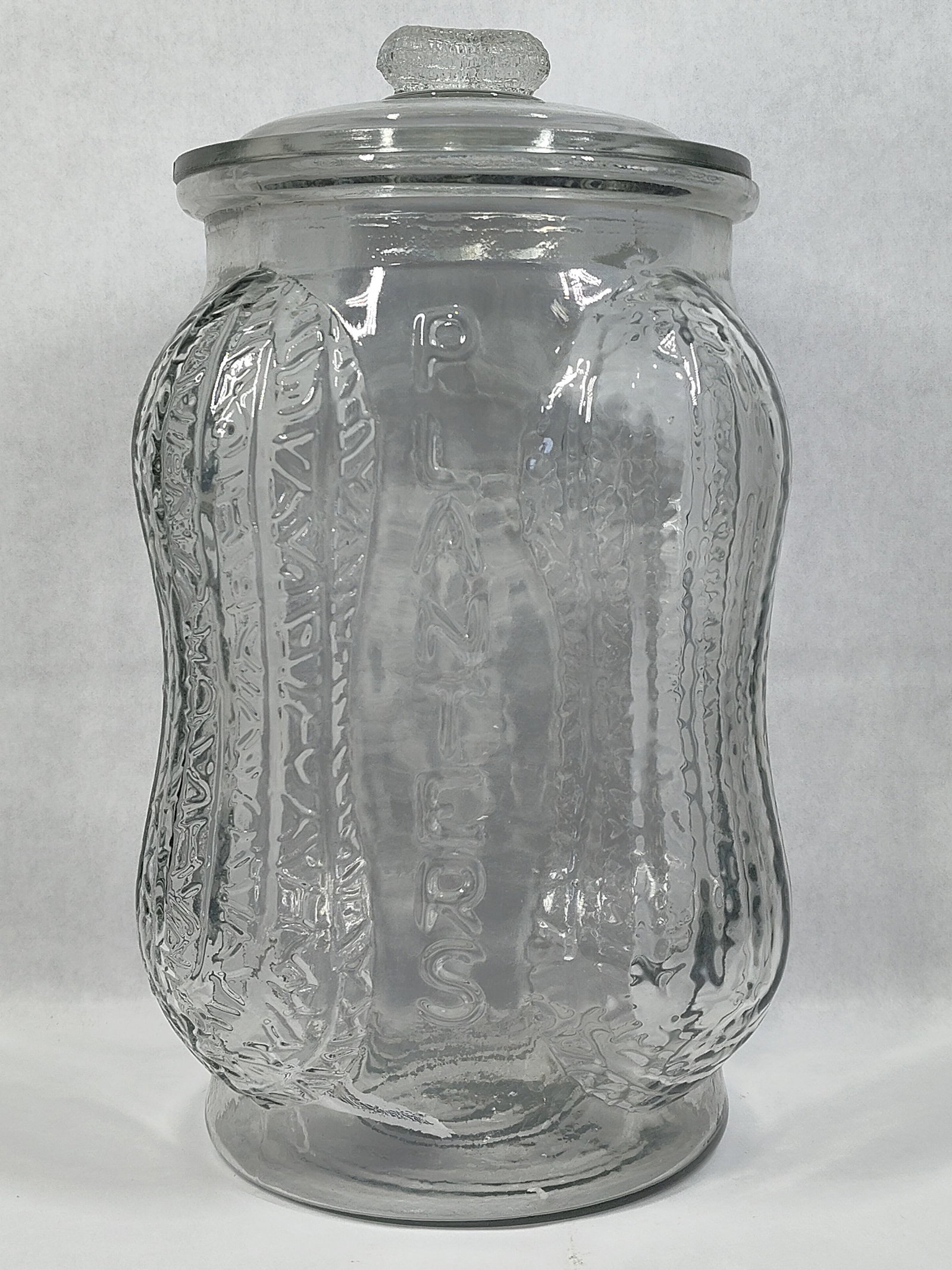 Planters Peanuts Four Corners Glass Peanut Lid Jar (1 of 5)
