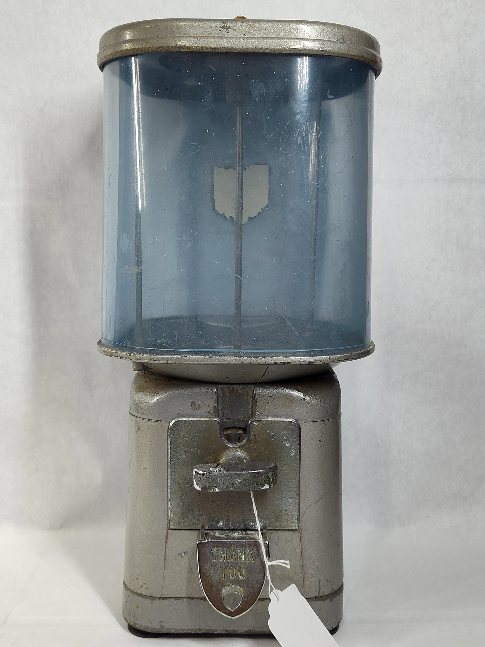Oak Acorn 5 Cent Gumball Machine w/ Ohio Gum Decal (1 of 5)