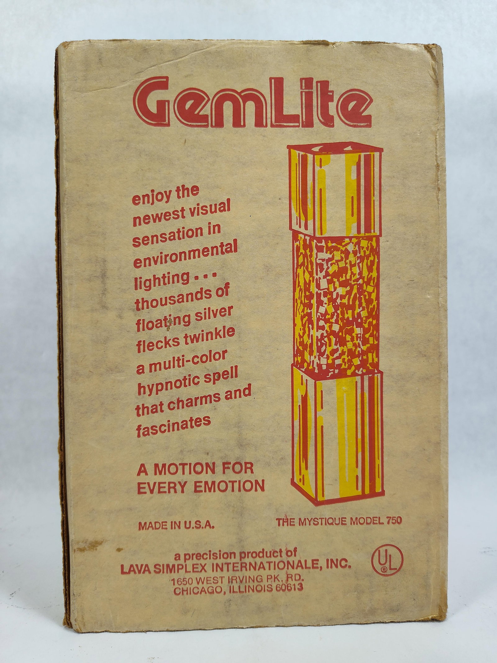 Lava Simplex GemLite Mystique Glitter Lamp w/ Box (1 of 2)