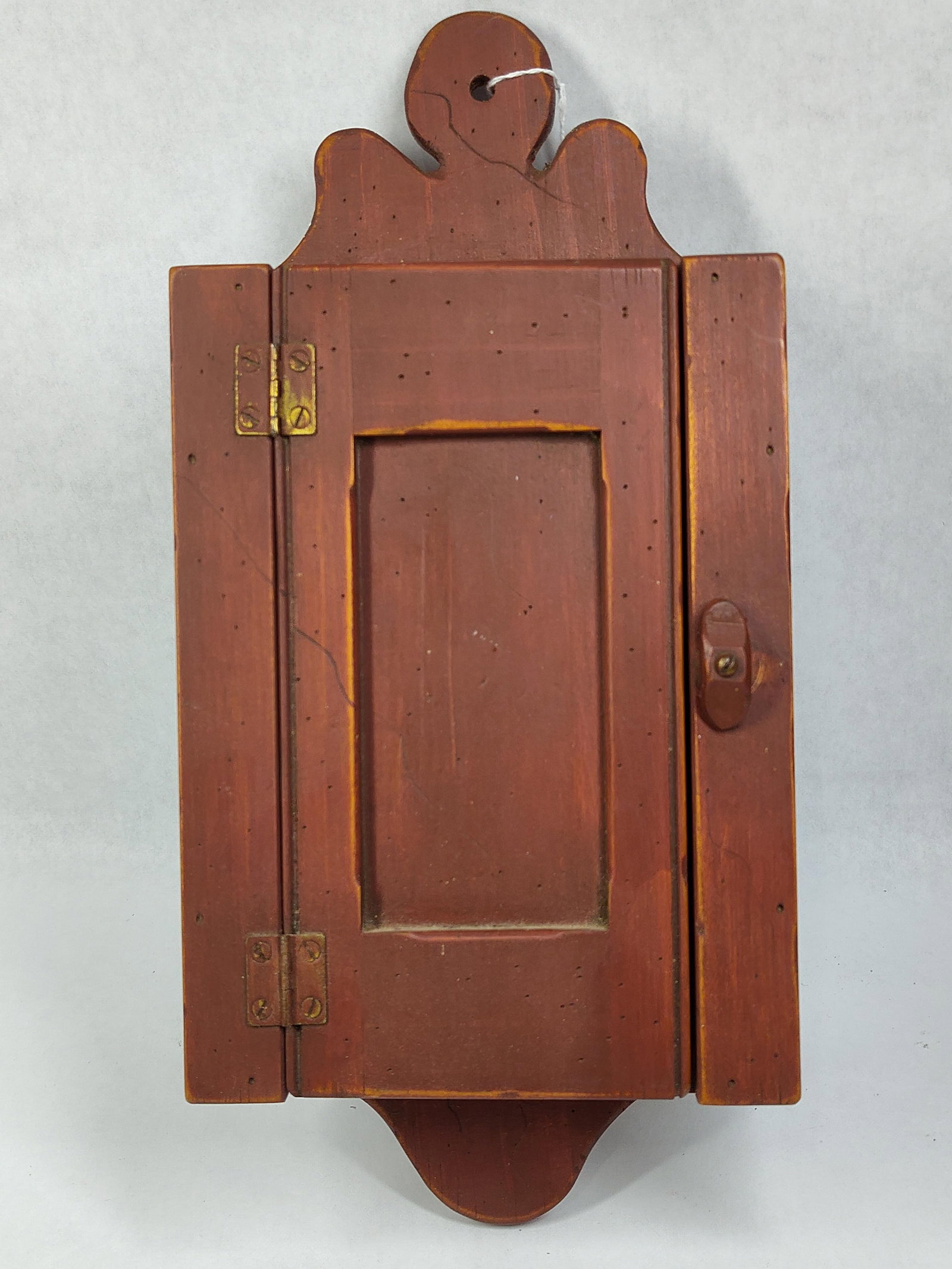 Jack B. Robenson Folk Art Wood Wall Cabinet, 1992 (1 of 5)