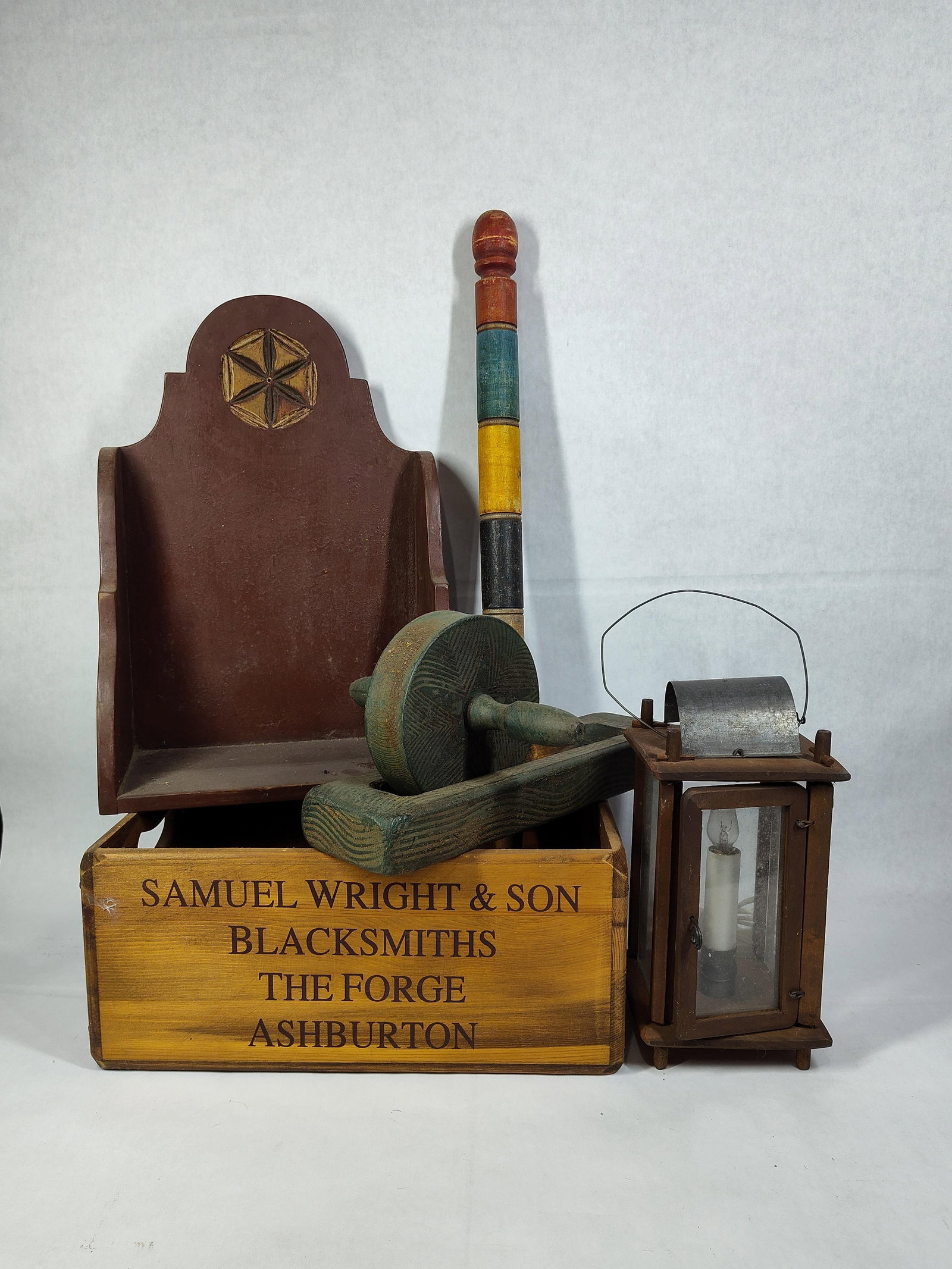 Primitive Style Wooden Household Decor Items (1 of 7)