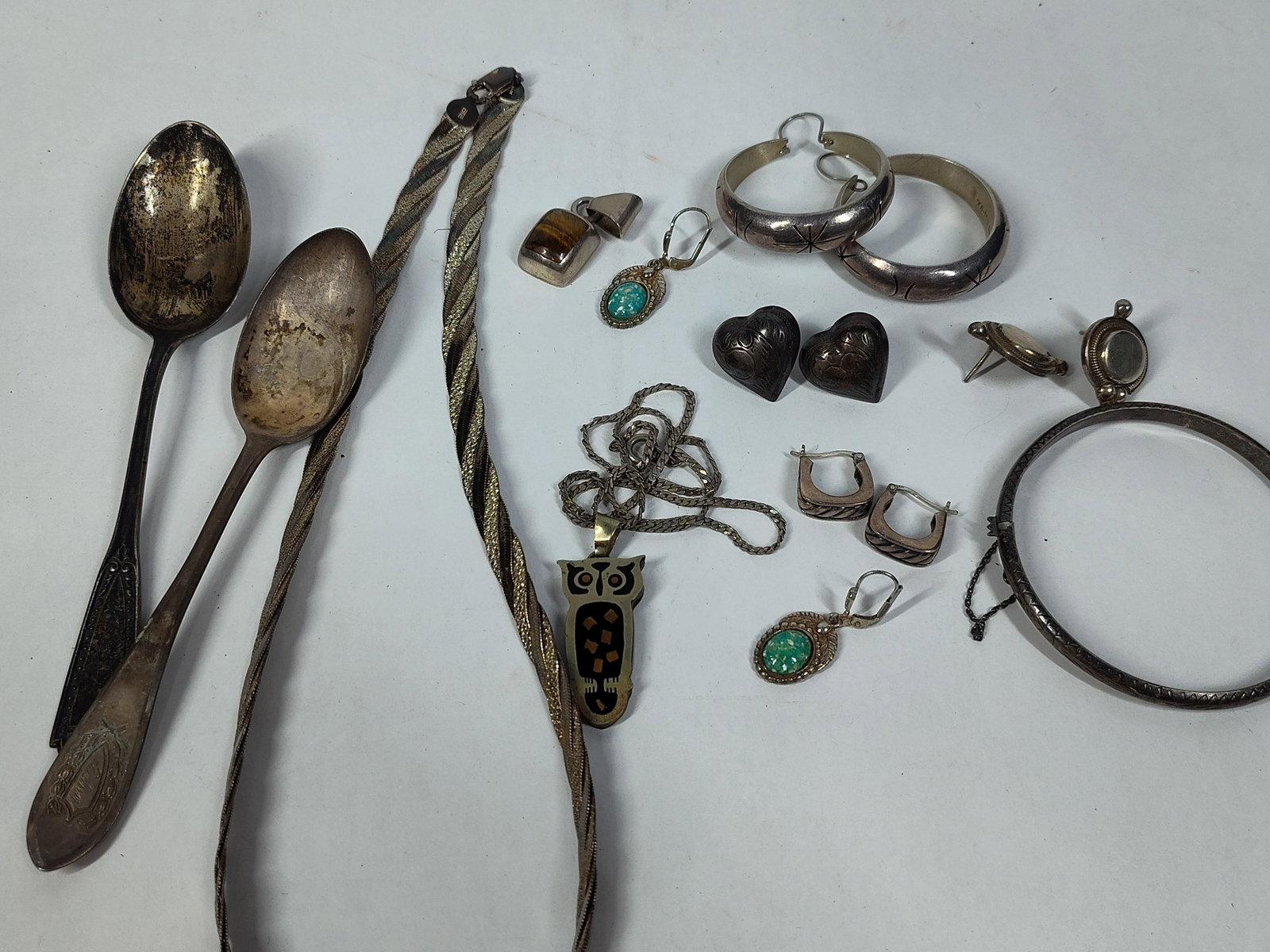 Mexican & Italian Str. Jewelry & Flatware (1 of 10)