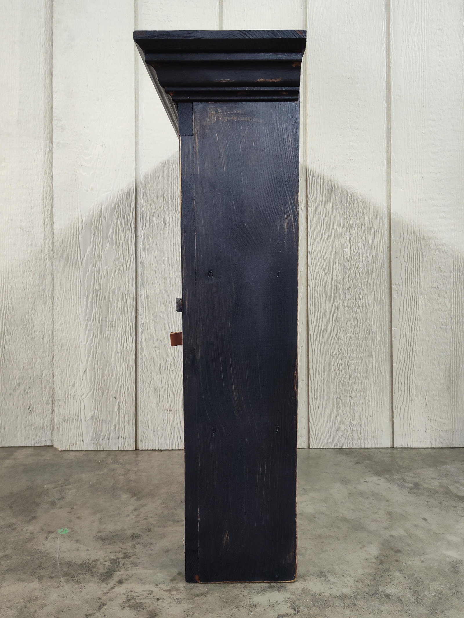 Rustic Two-Tone Oak Wall-Hanging Cabinet - 5