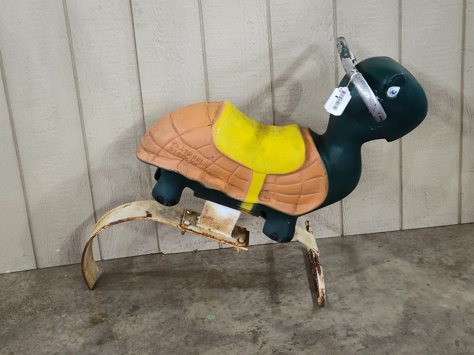 Playworld Systems Plastic Turtle Spring Rider - 4
