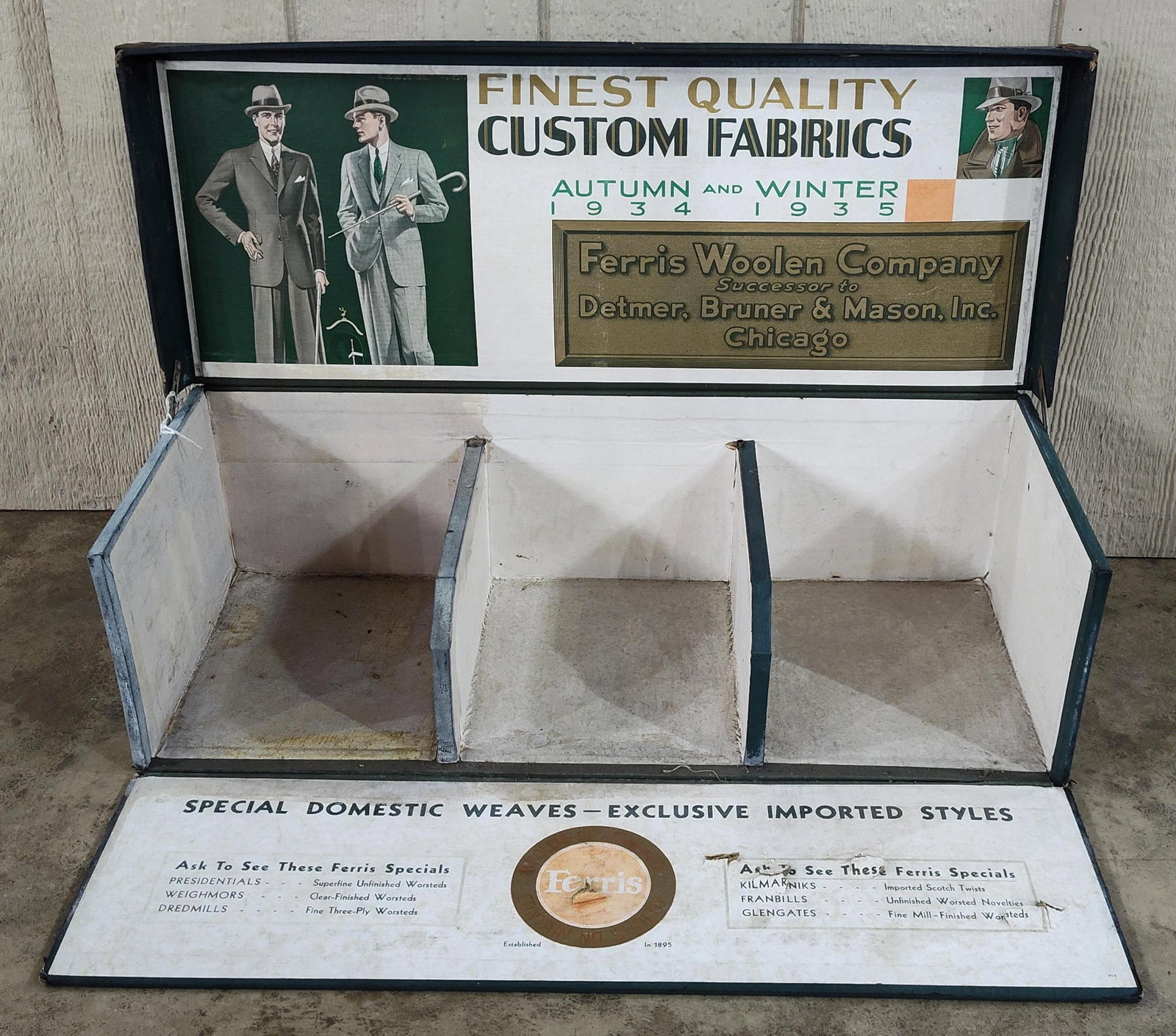 Ferris Woolen Company Fabric Sample Case 1934-1935 (1 of 6)