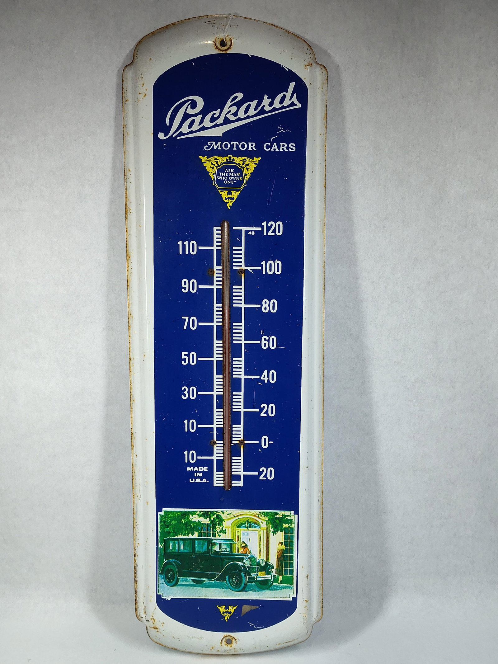 Packard Motor Cars Advertising Thermometer Sign (1 of 4)