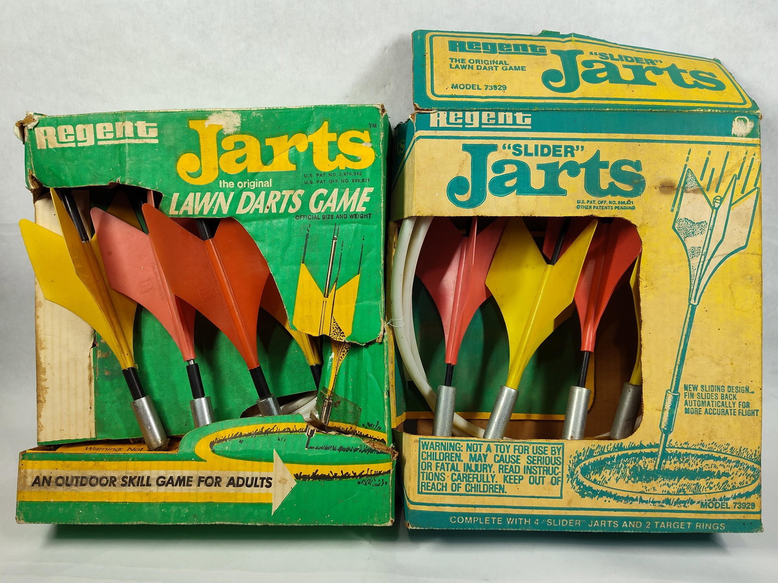 Pair Regent Jarts Lawn Darts w/ Original Boxes (1 of 3)