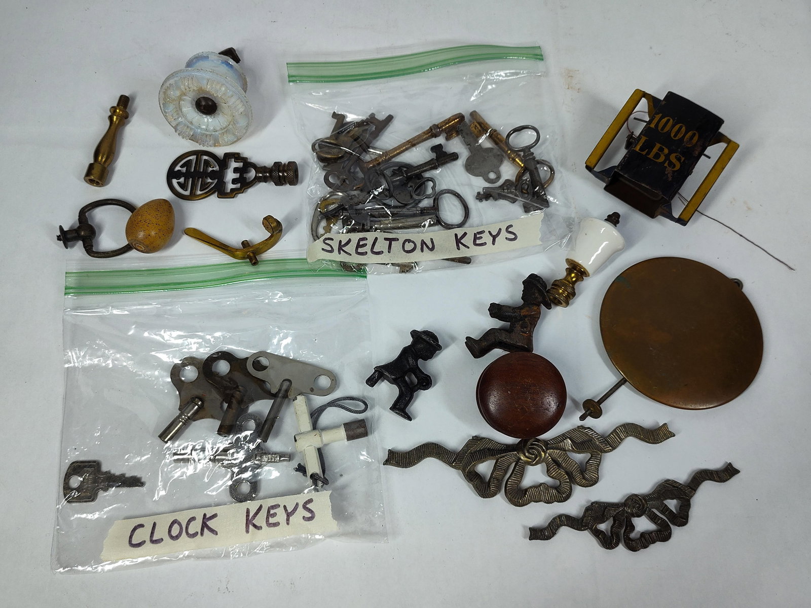Antique & Hardware, Clock Keys & Components (1 of 6)