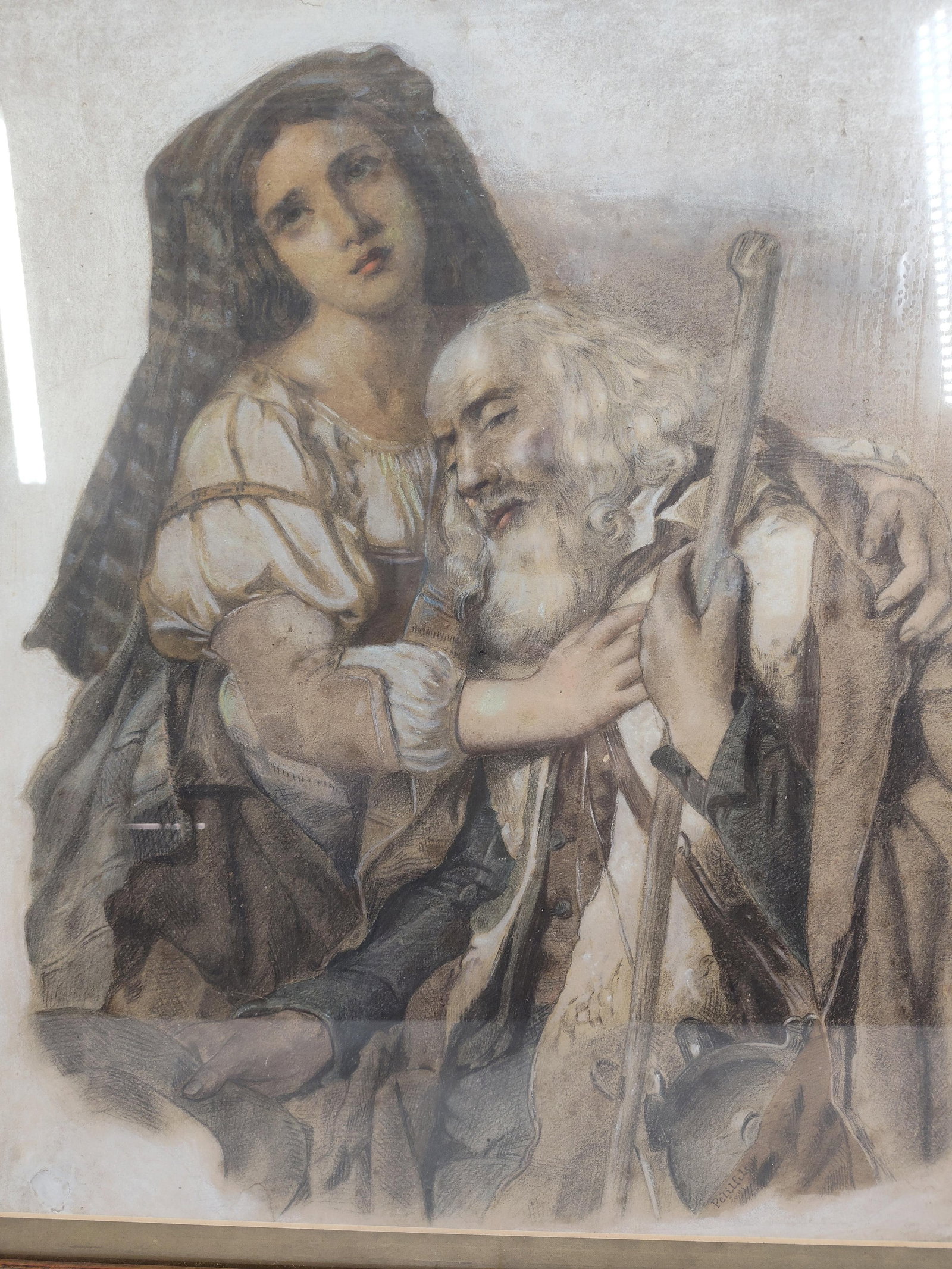 Petilfells (19th C.), Consolation, Mixed Media - 2