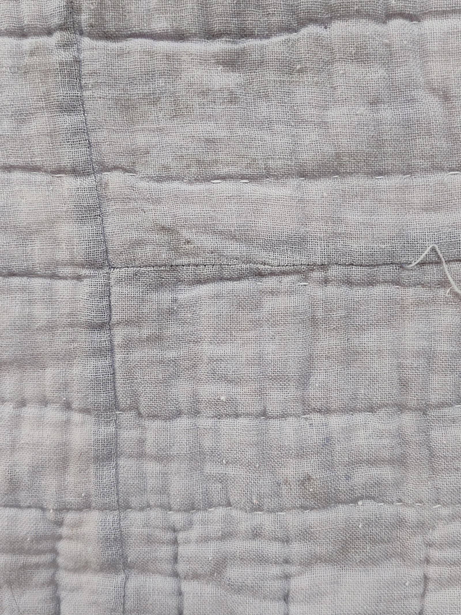 Mid-20th C. Criss-Cross Patchwork Feed Sack Quilt - 4