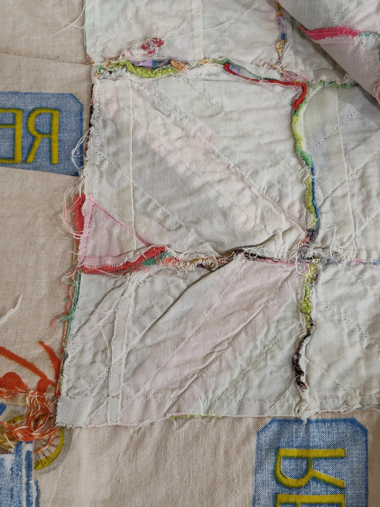 REO & Knox Border String Patchwork Quilt Top - 6