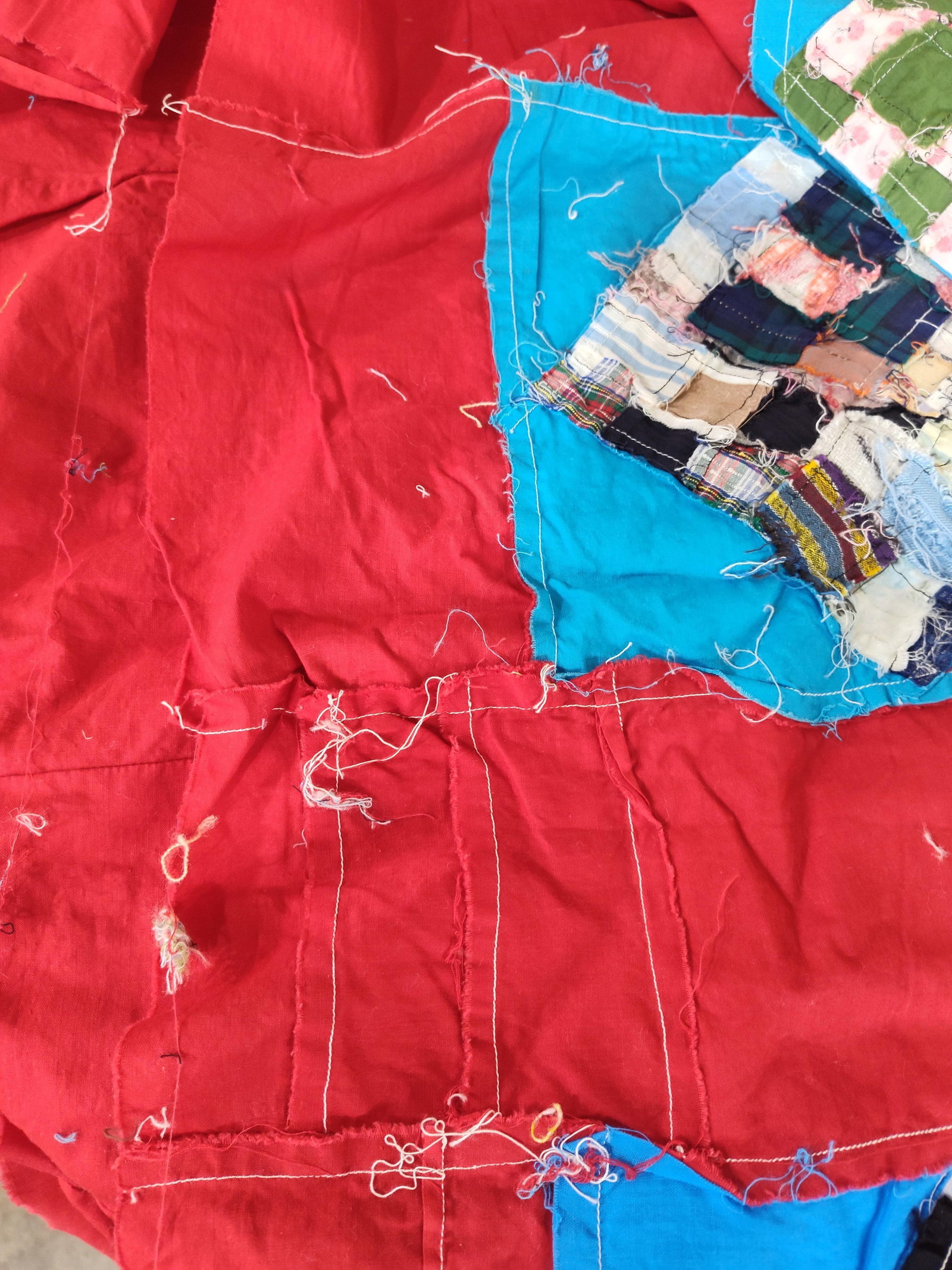 Mid-20th C. American Patchwork Quilt Top - 5