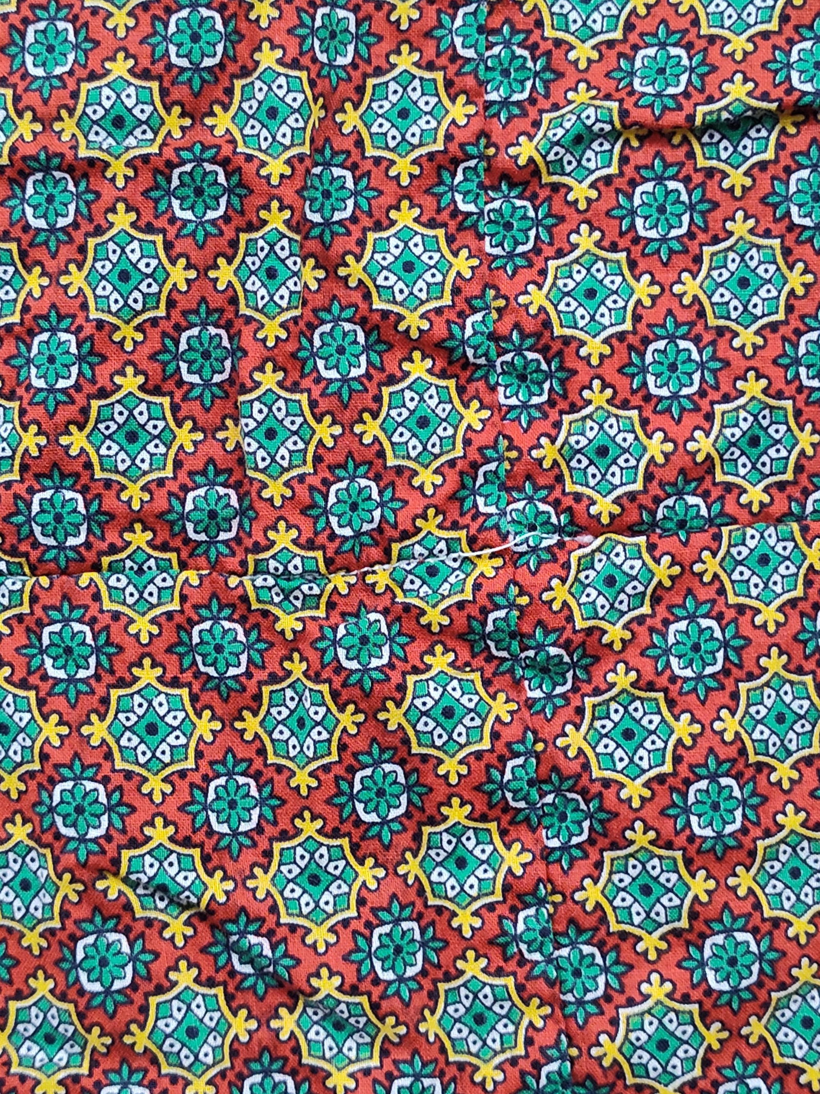 American Cotton Pinwheel Pattern Patchwork Quilt - 3