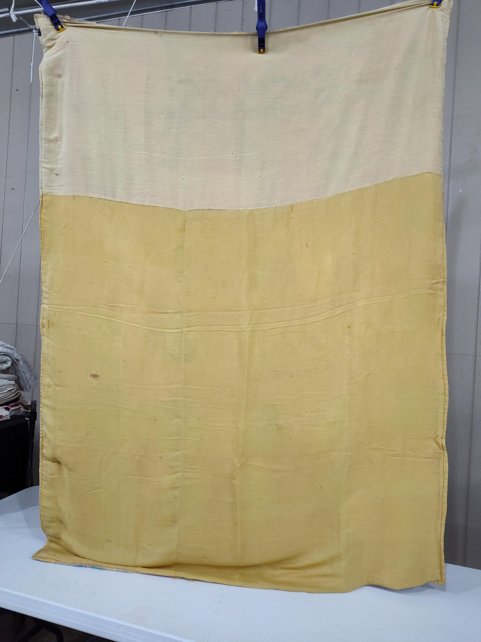Mid-20th C. Cotton Patchwork Tied Scrap Quilt - 7