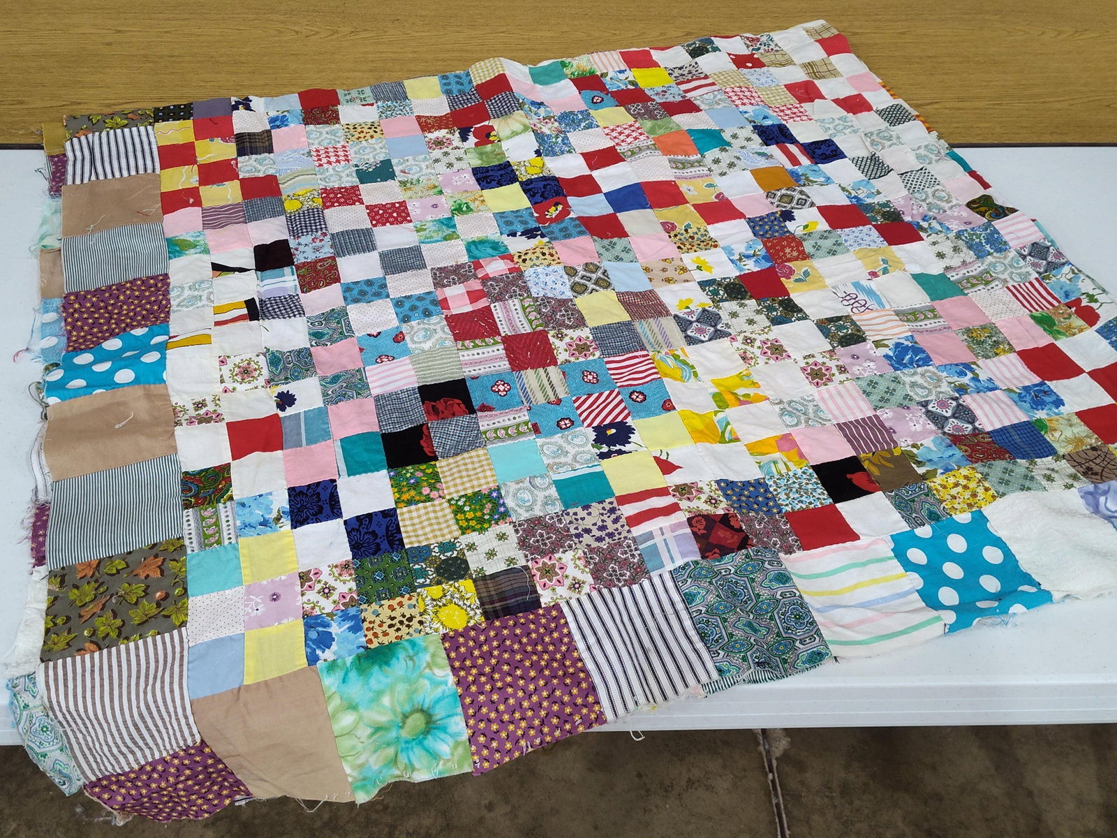 Mid-20th C. American Patchwork Quilt Top - 2