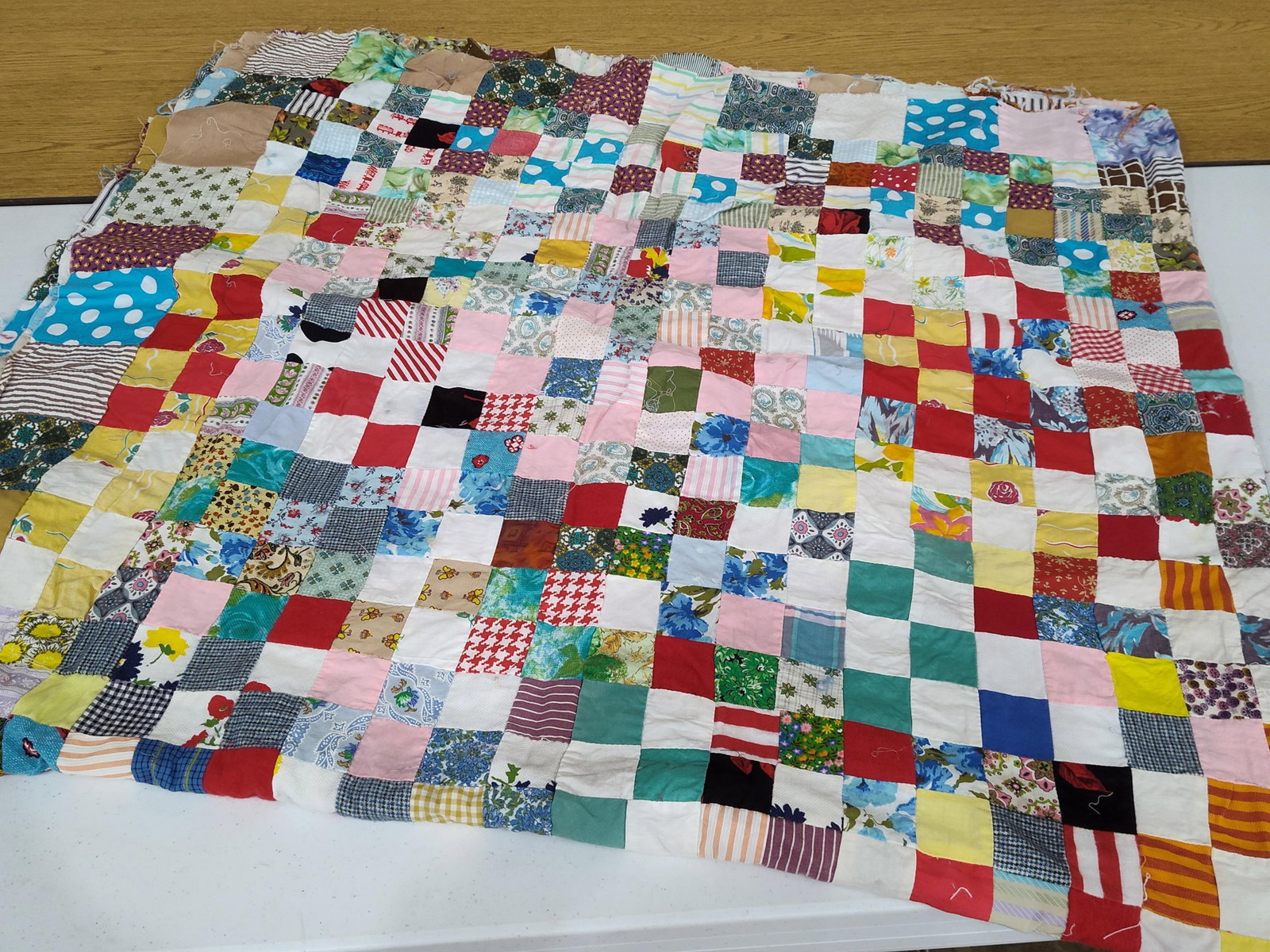Mid-20th C. American Patchwork Quilt Top - 3