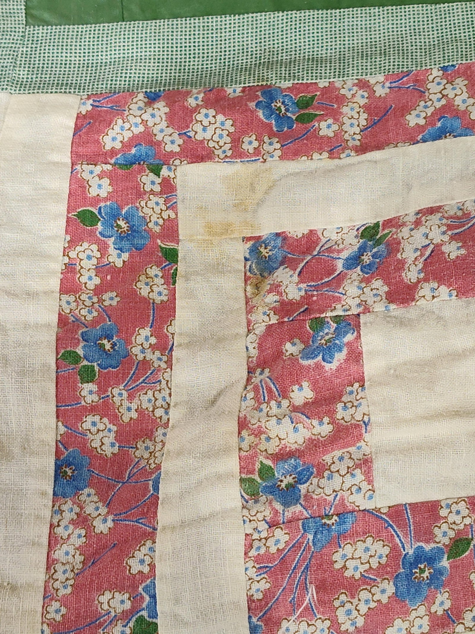 Disney Mickey Mouse Cotton Patchwork Quilt Top - 4