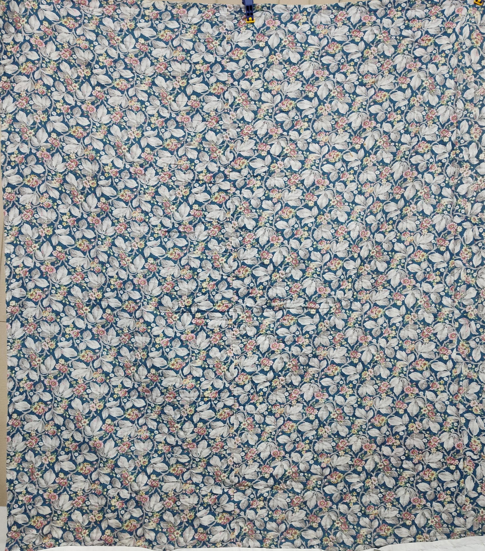 American Patchwork Quilt w/ Embroidered Border - 6