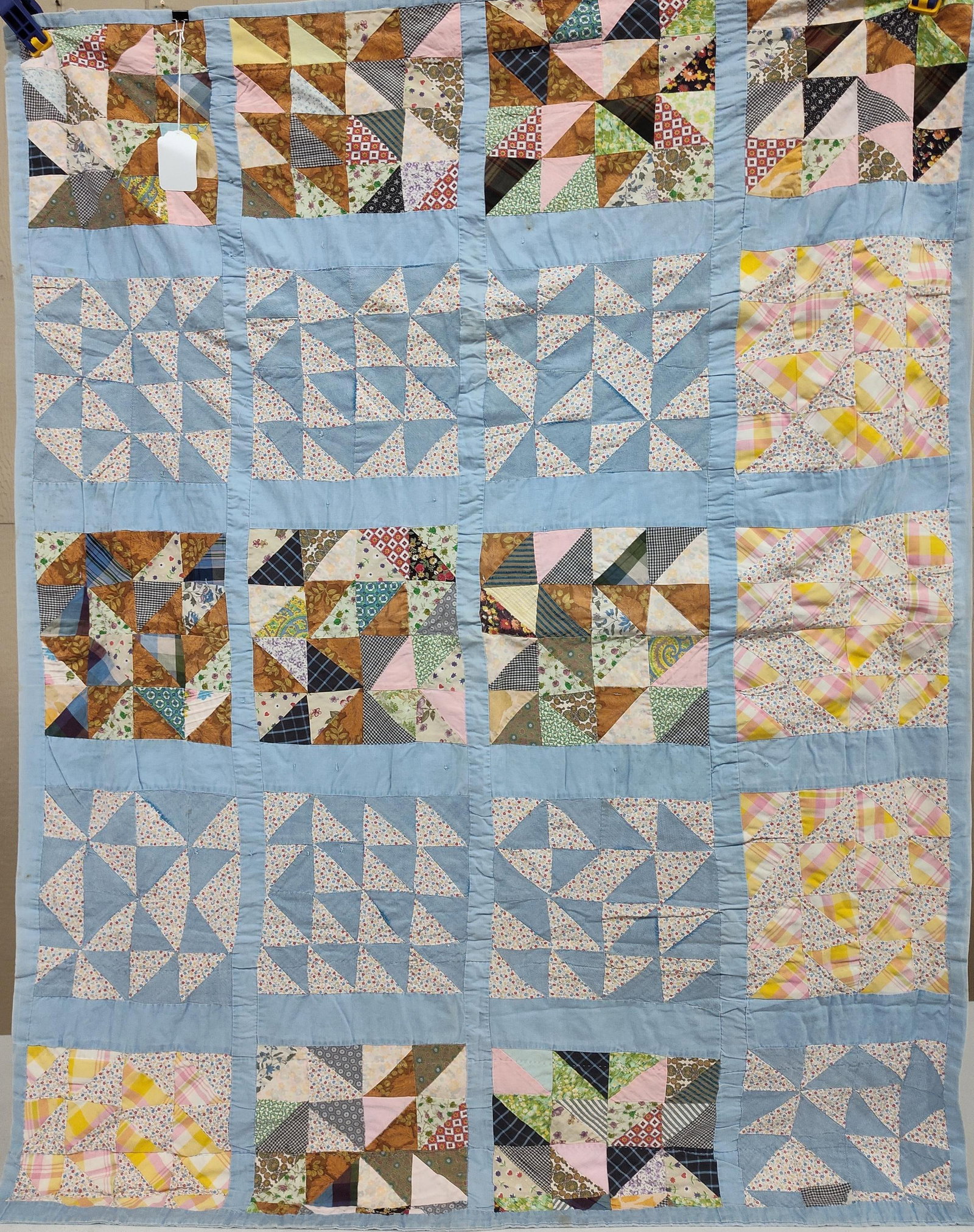American Half-Square Triangle Scrap Quilt - 2