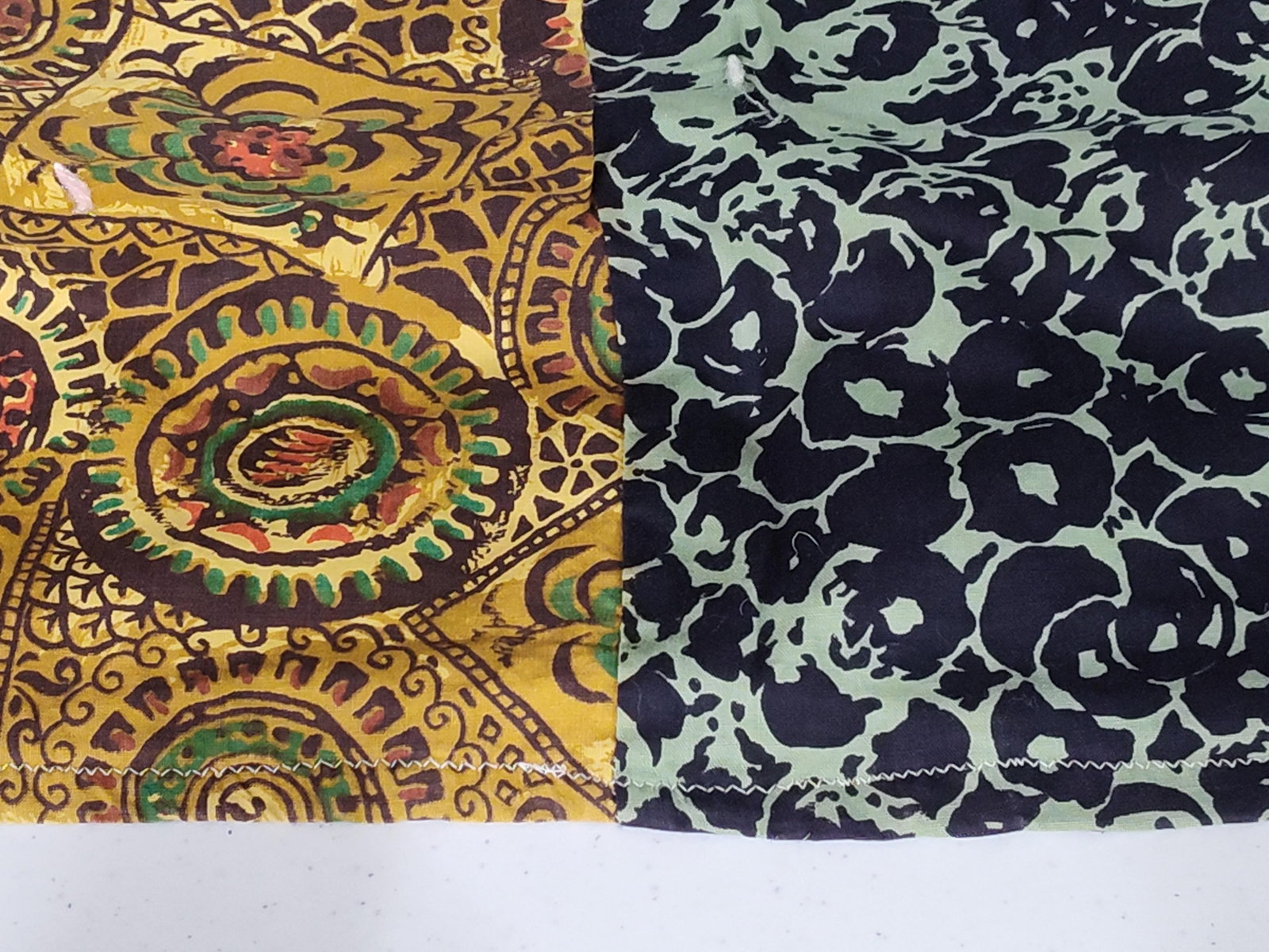 Tied Scrappy Nine-Patch Patchwork Quilt - 4