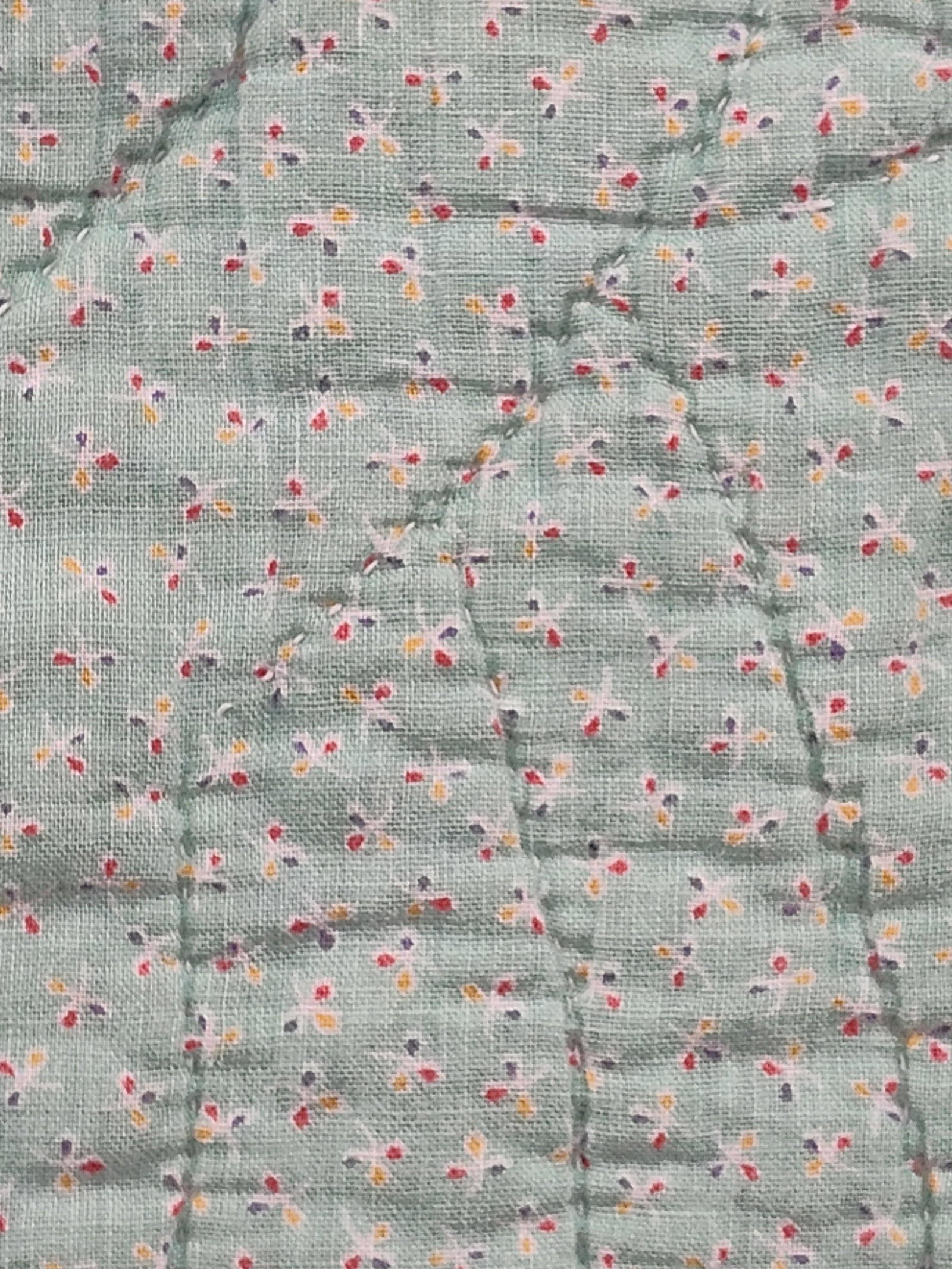 Mid-20th C. American Hand-Quilted Patchwork Quilt - 3
