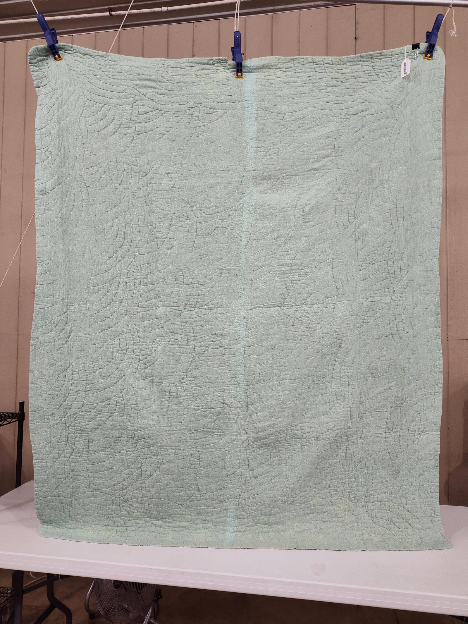 Mid-20th C. American Hand-Quilted Patchwork Quilt - 4