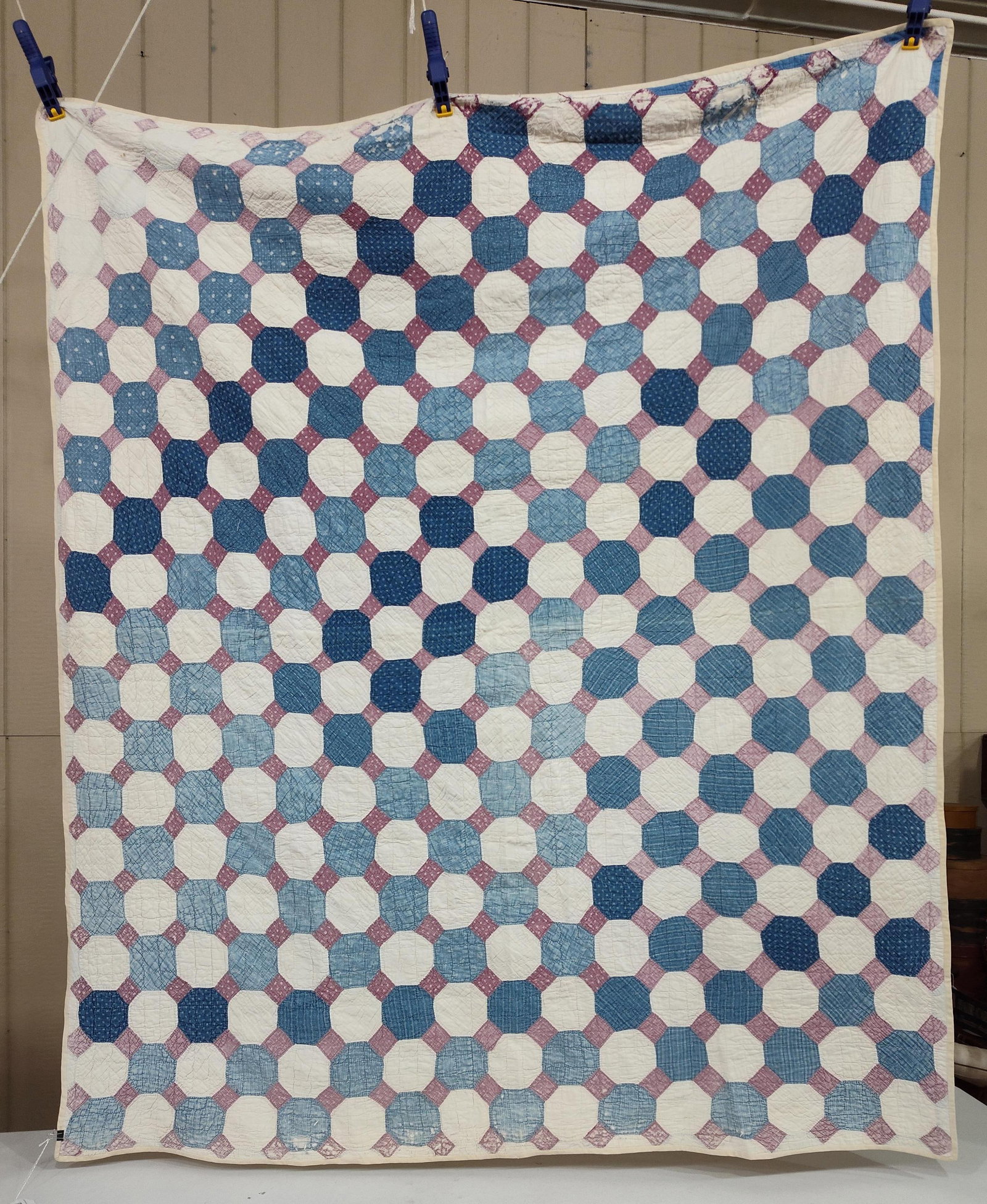 American Snowball Pattern Patchwork Cotton Quilt - 2