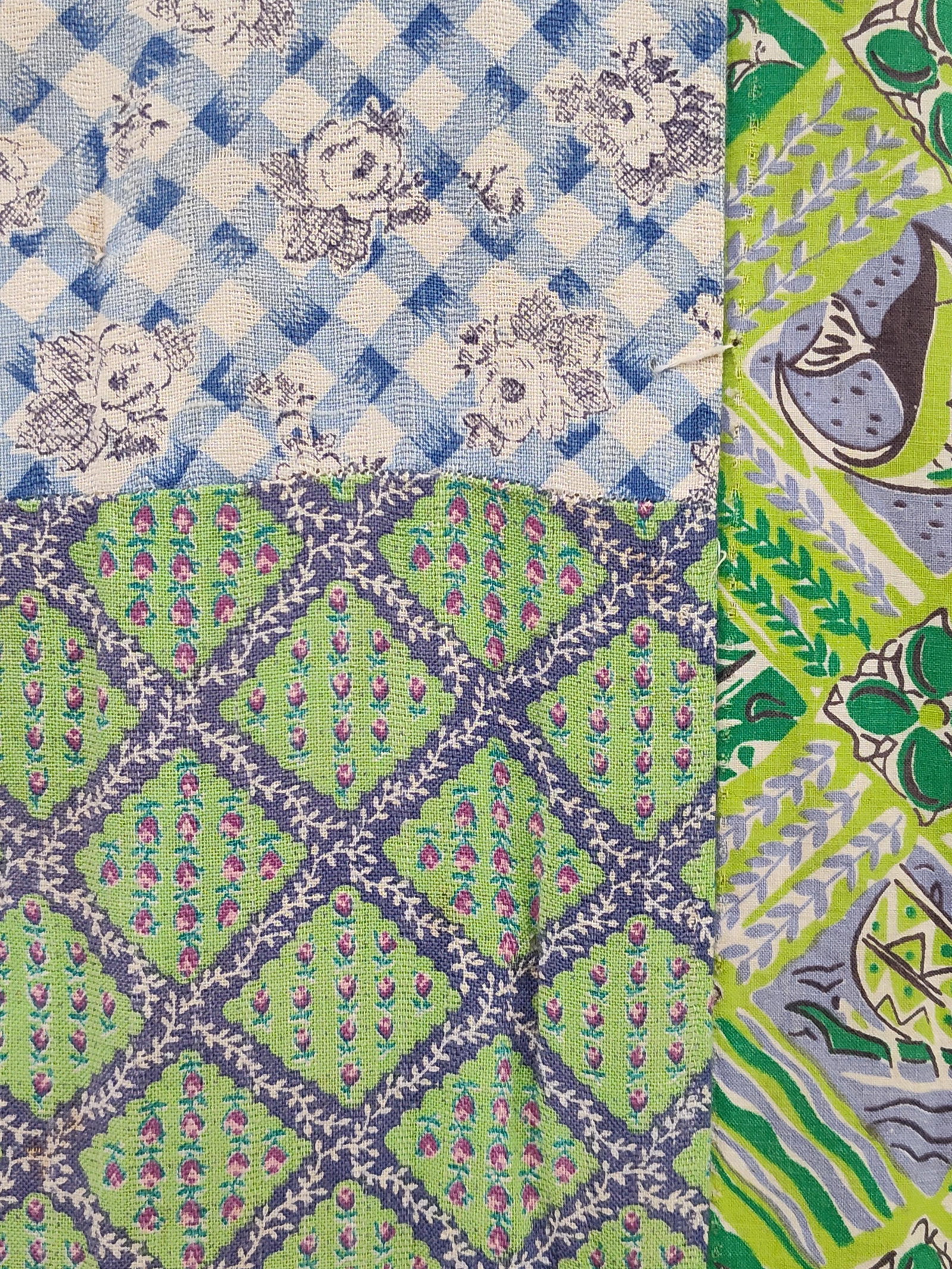 American Pinwheel Patchwork Quilt, Mid-20th C - 3