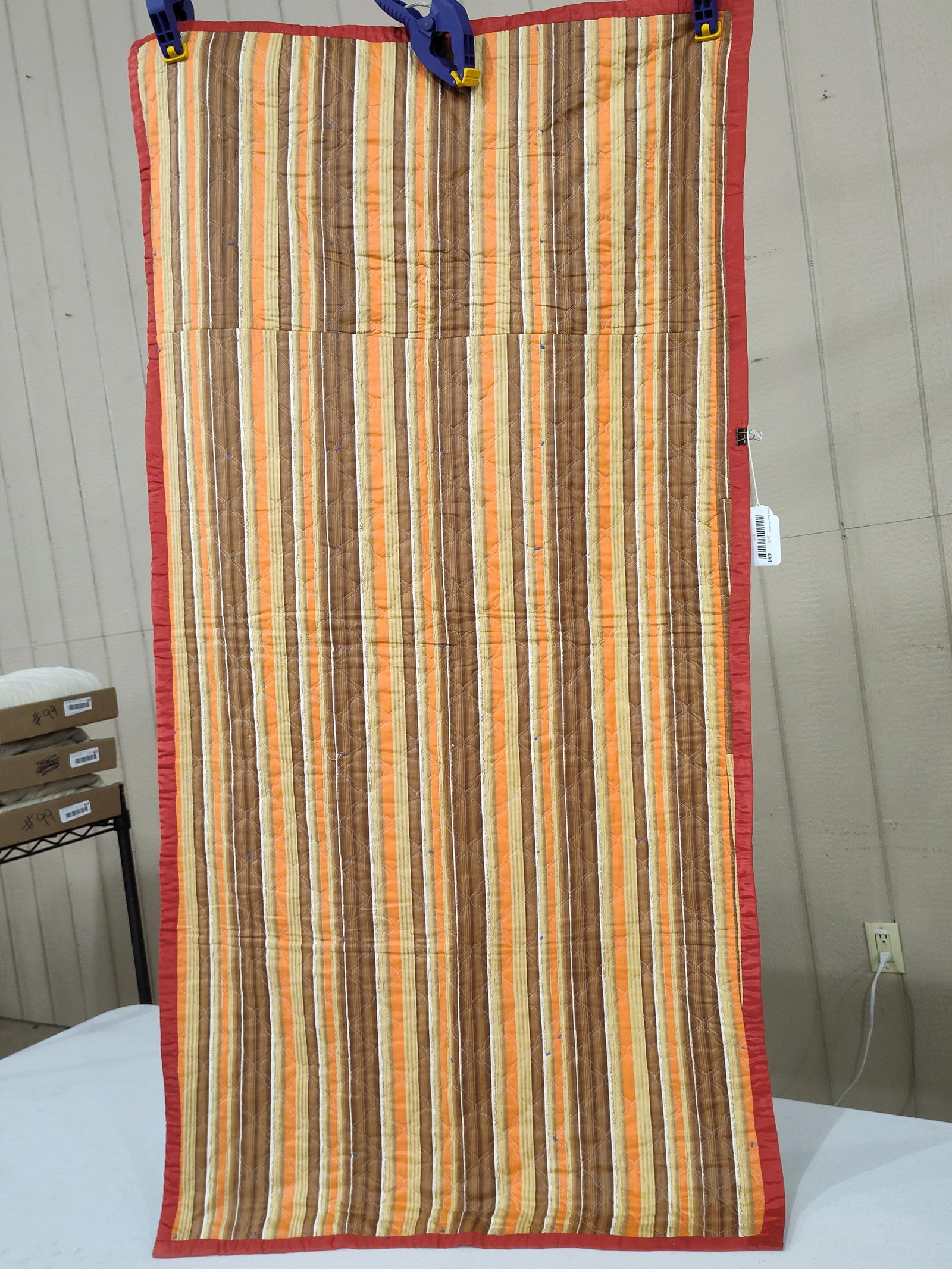 Patchwork & Embroidered Crazy Quilt Wall Hanging - 4