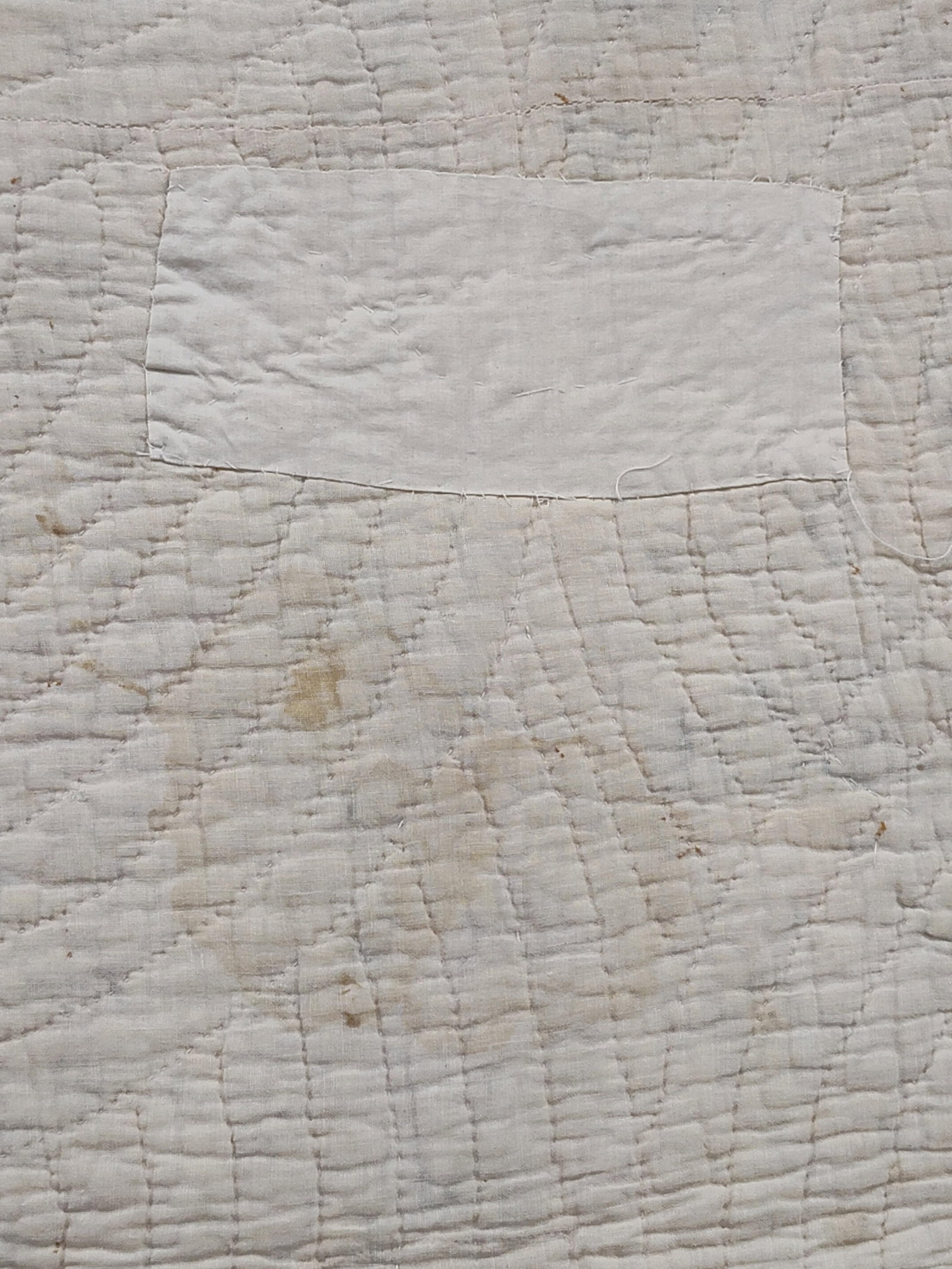 Mid-20th C. American Hand-Quilted Patchwork Quilt - 7