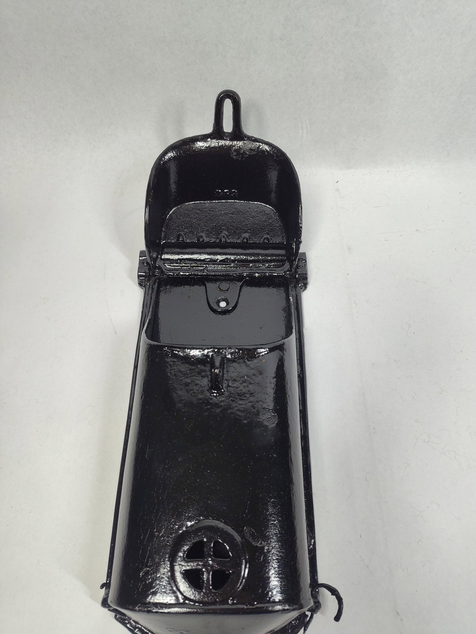 Griswold Attributed Iron Wall Mailbox - 2