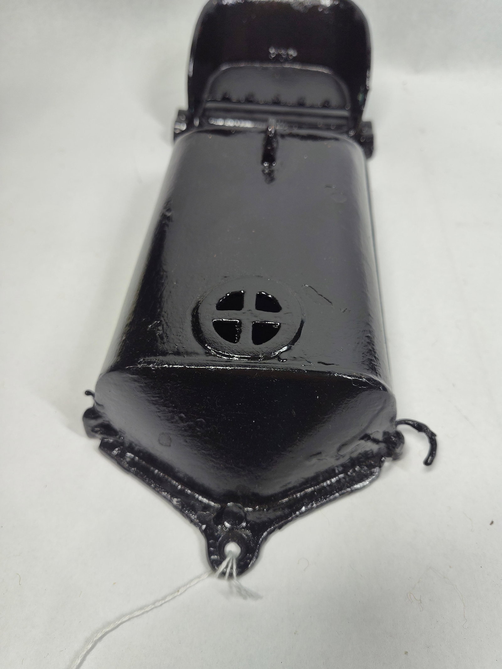 Griswold Attributed Iron Wall Mailbox - 3