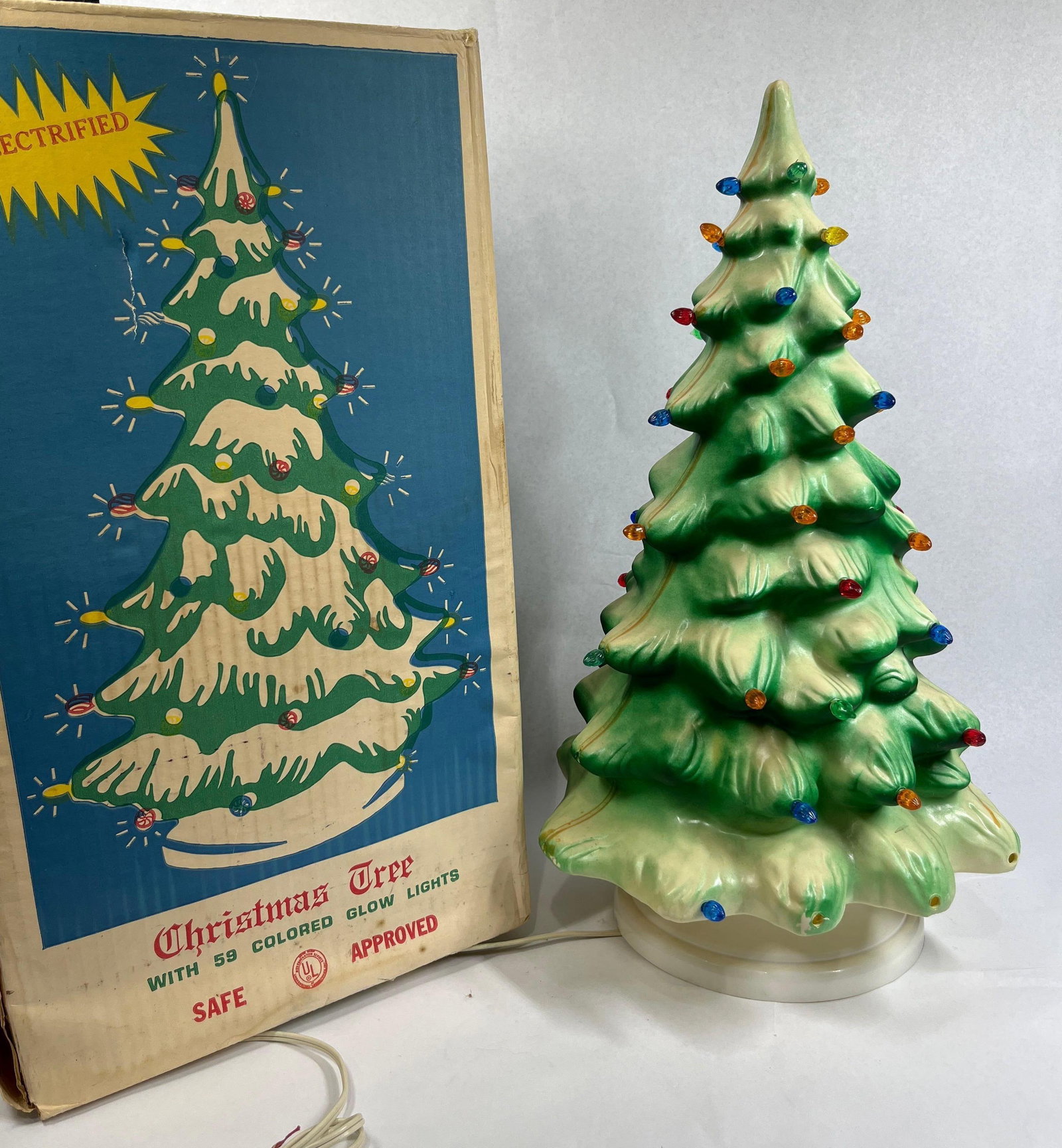 Ceramic Christmas Tree 2854 w/Box (1 of 5)