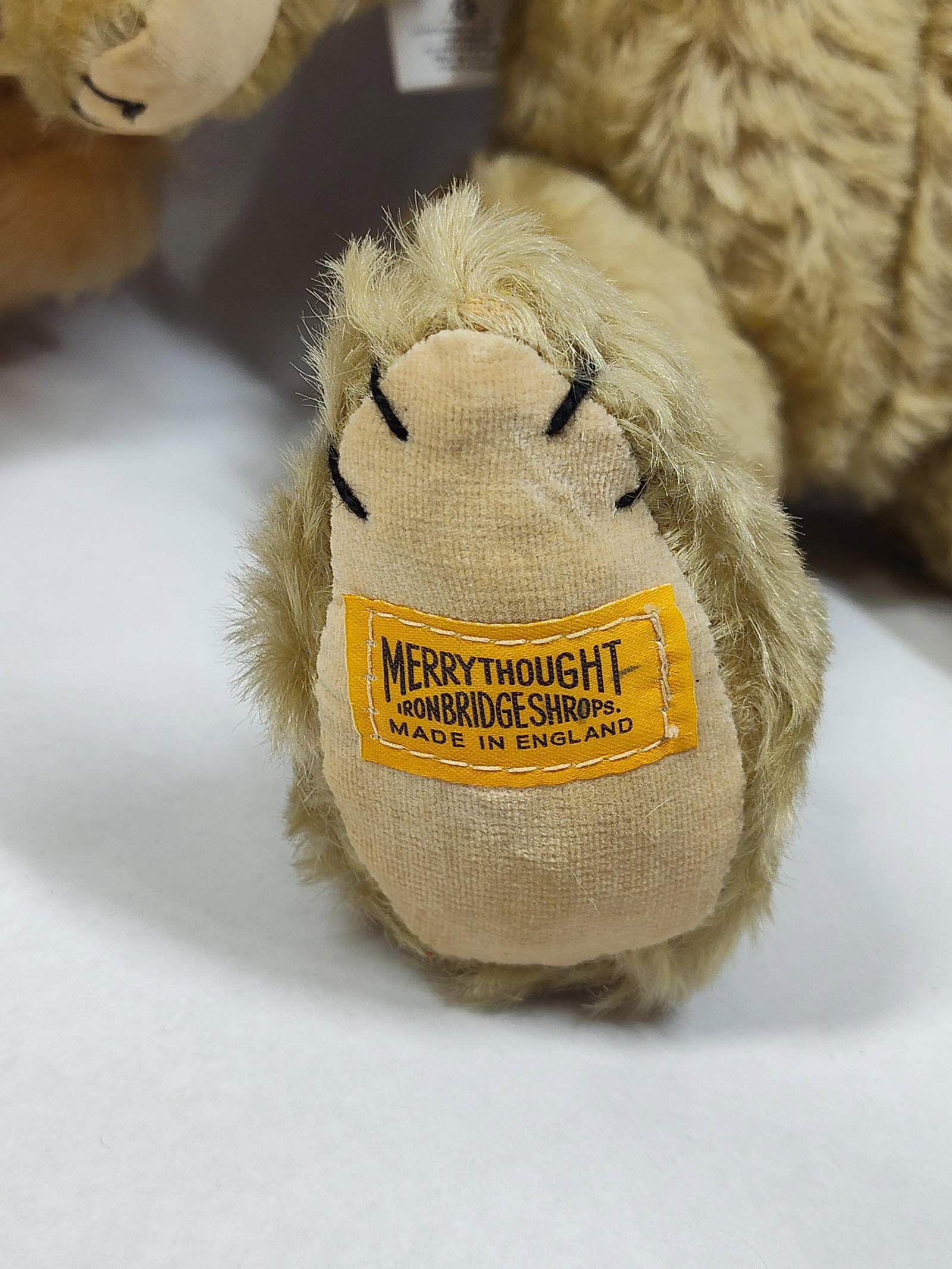 Pair Merrythought John Axe Mohair Bears - 8