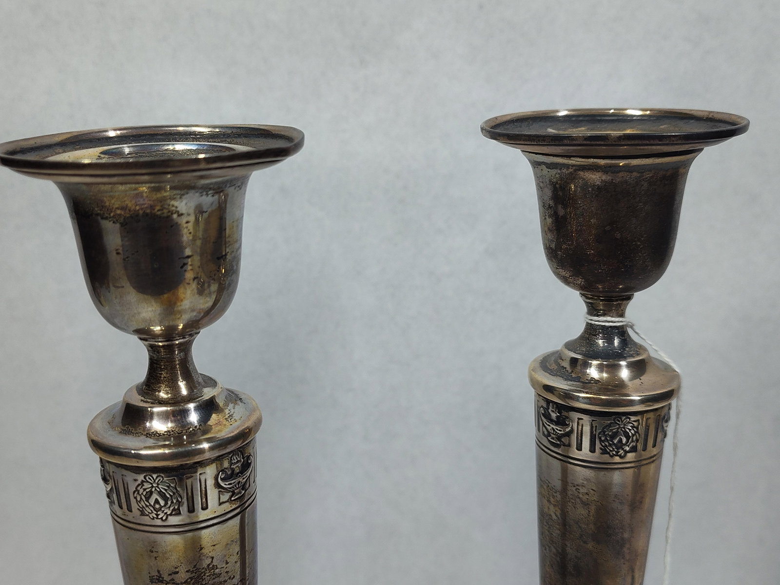 Neoclassical Sterling Candlesticks - 3