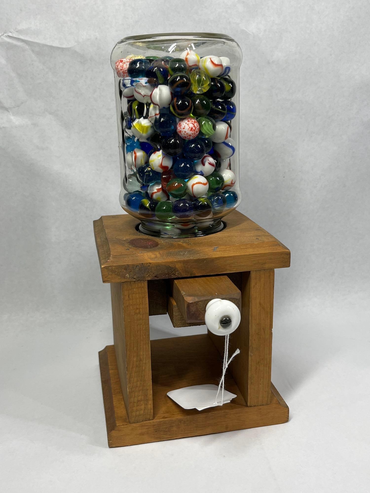 Marble Dispenser w/ Jar & Marbles (1 of 3)