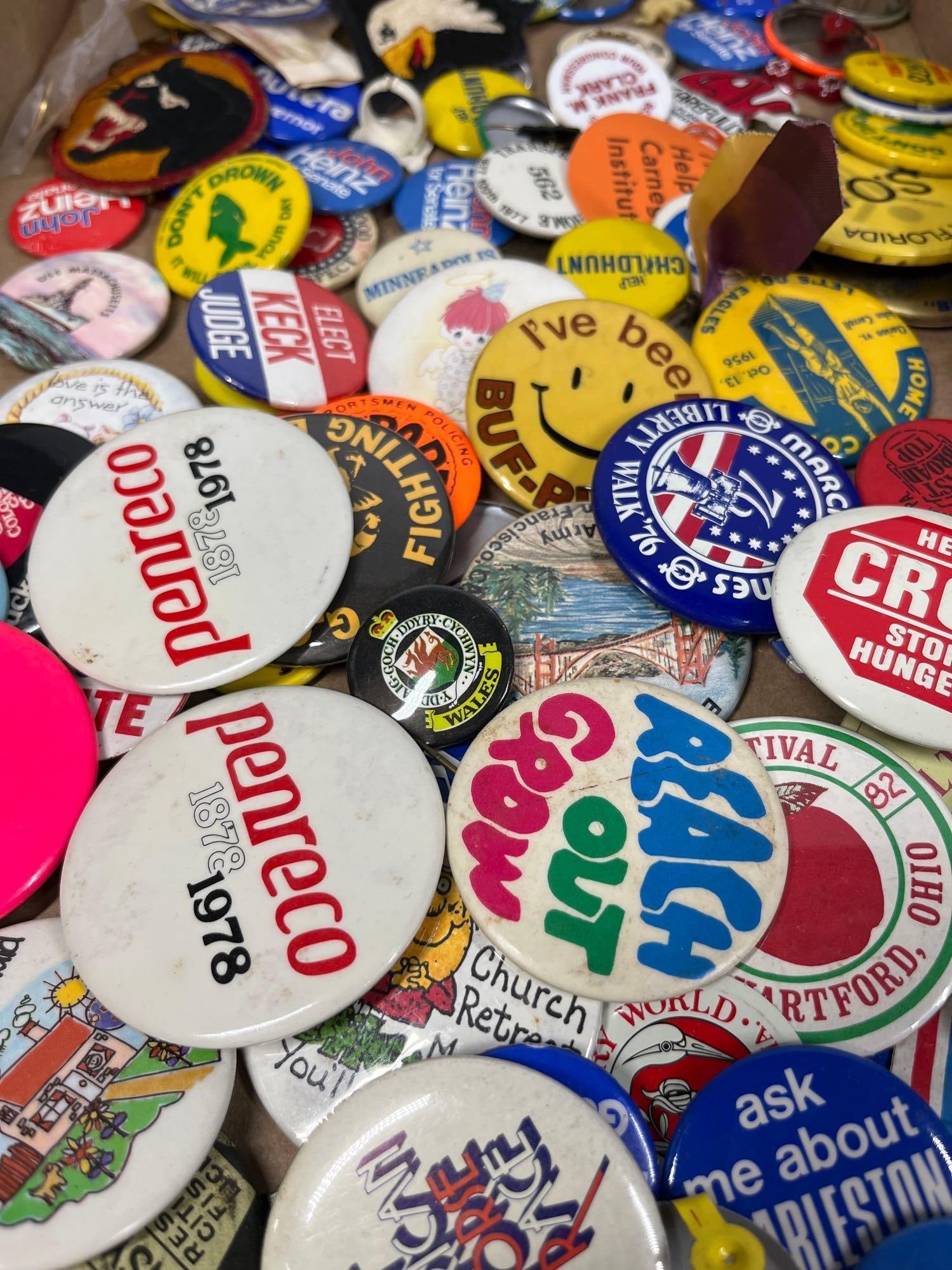 Pinbacks, Patches & Badges 1939-80s (1 of 7)