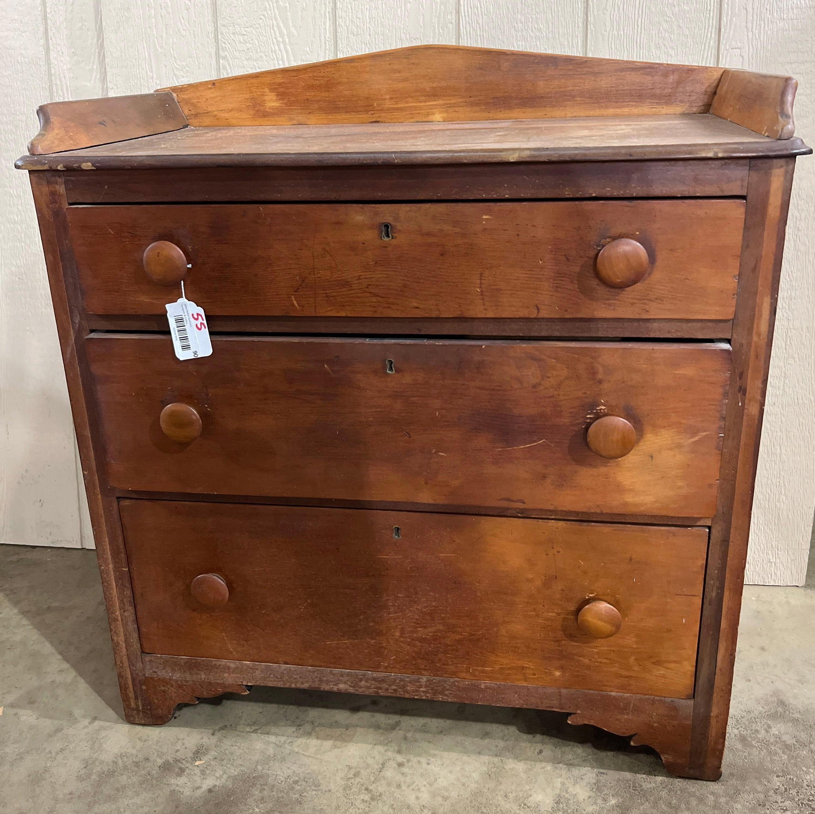 American Primitive Cherry & Pine Chest (1 of 6)