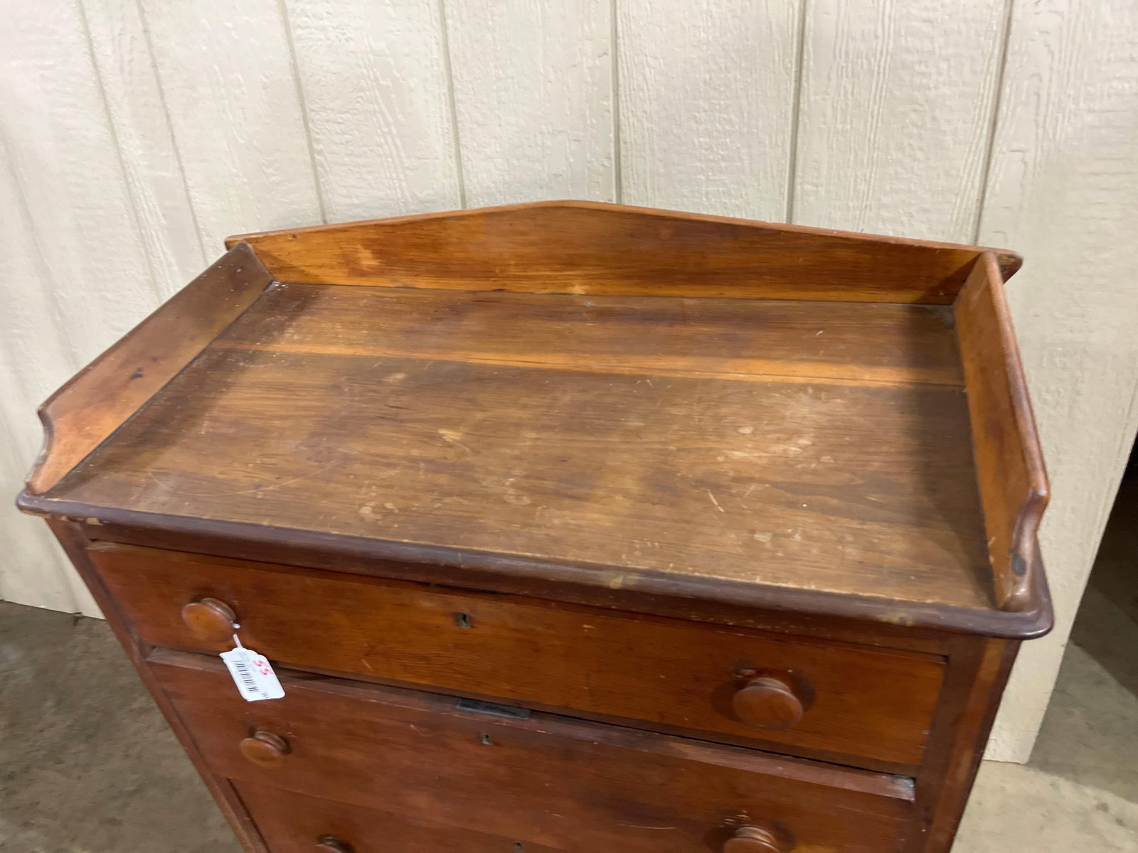 American Primitive Cherry & Pine Chest - 2